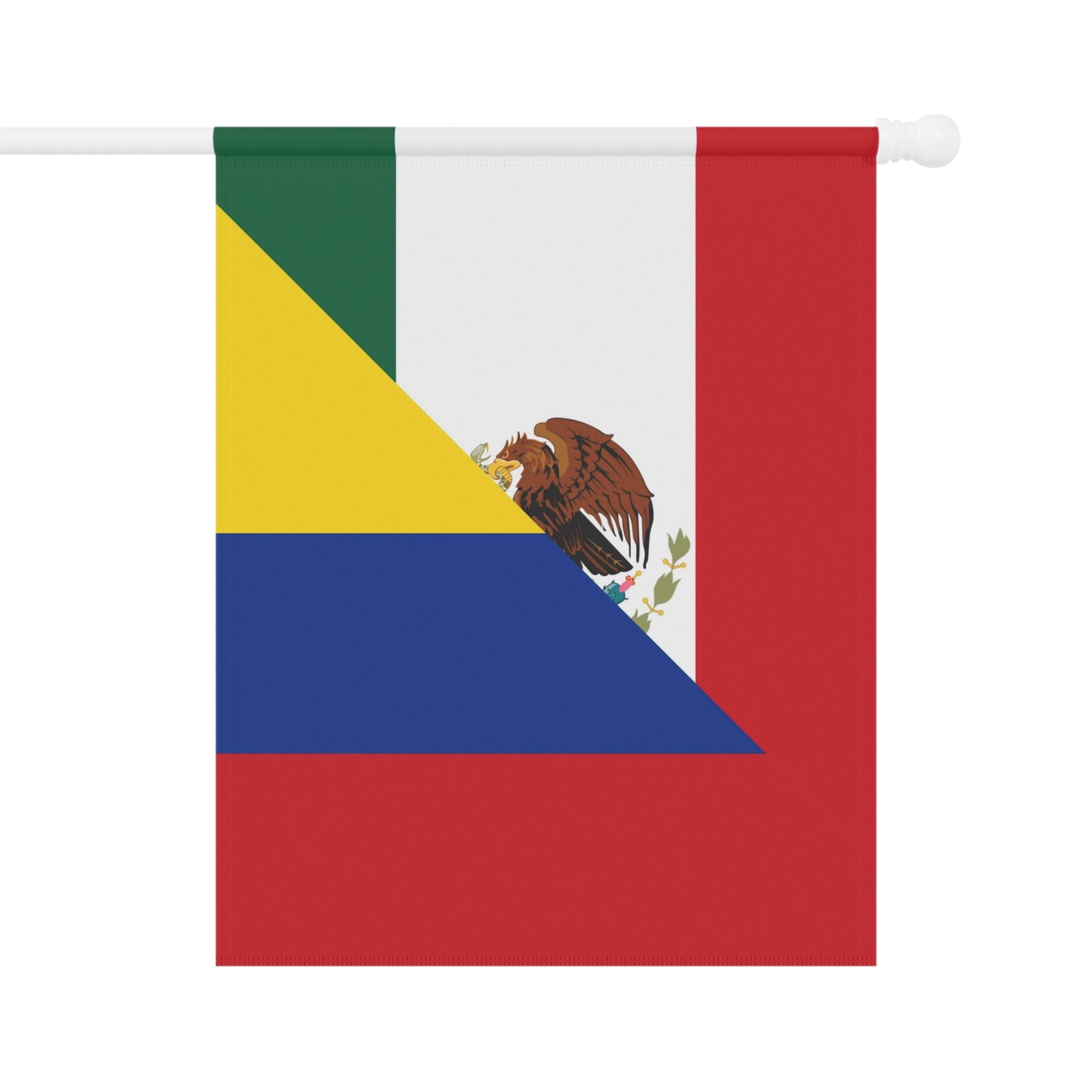 Mexican Colombian Flag Half Mexico Colombia Garden & House Banner