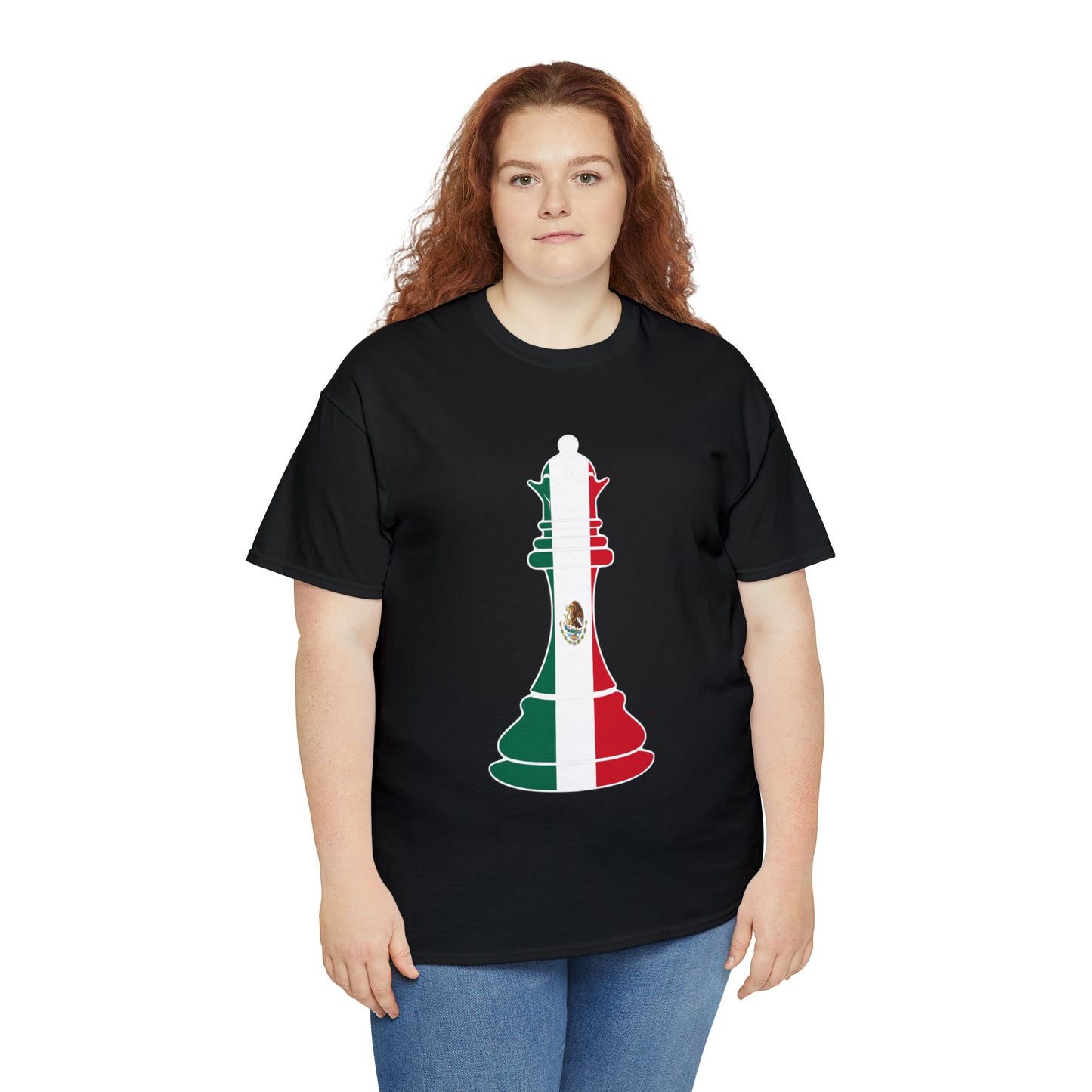 Mexican Queen Flag Chess Piece Mexico T-Shirt | Unisex Tee Shirt