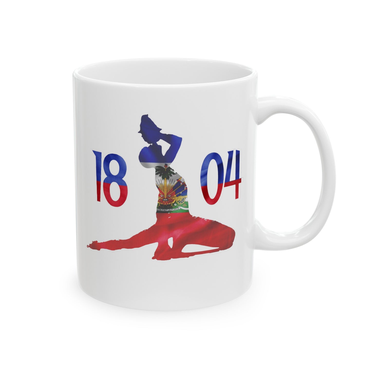 Haitian Flag 1804 Neg Mawon | Haitian Independence Neg Marron Ceramic Mug 11oz, 15oz Cup