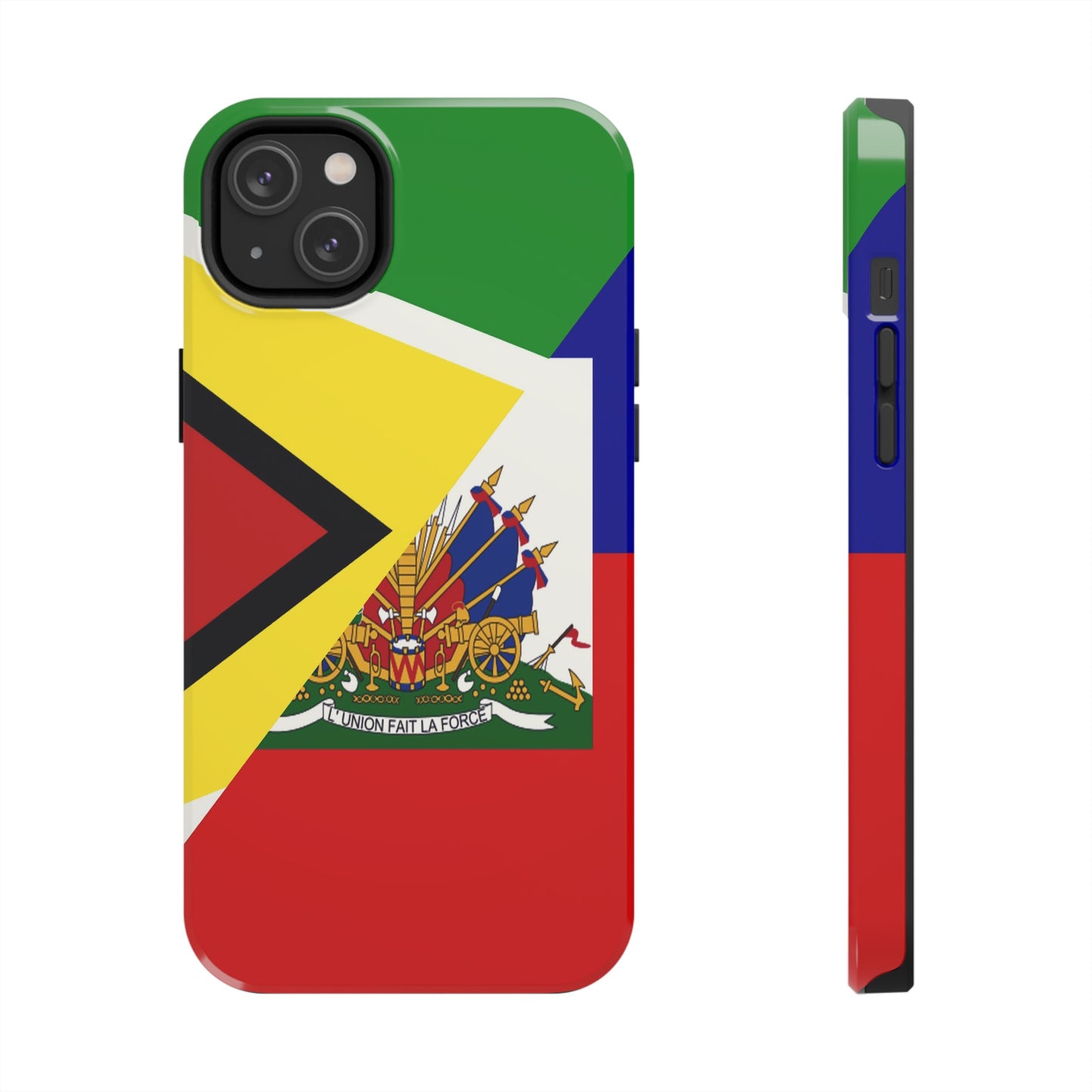 Haiti Guyana Flag Haitian Guyanese Tough Phone Cases