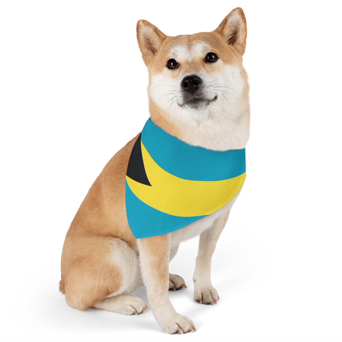 Bahamas Flag Pet Bandana Collar | Bahamian Dog Cat Animal