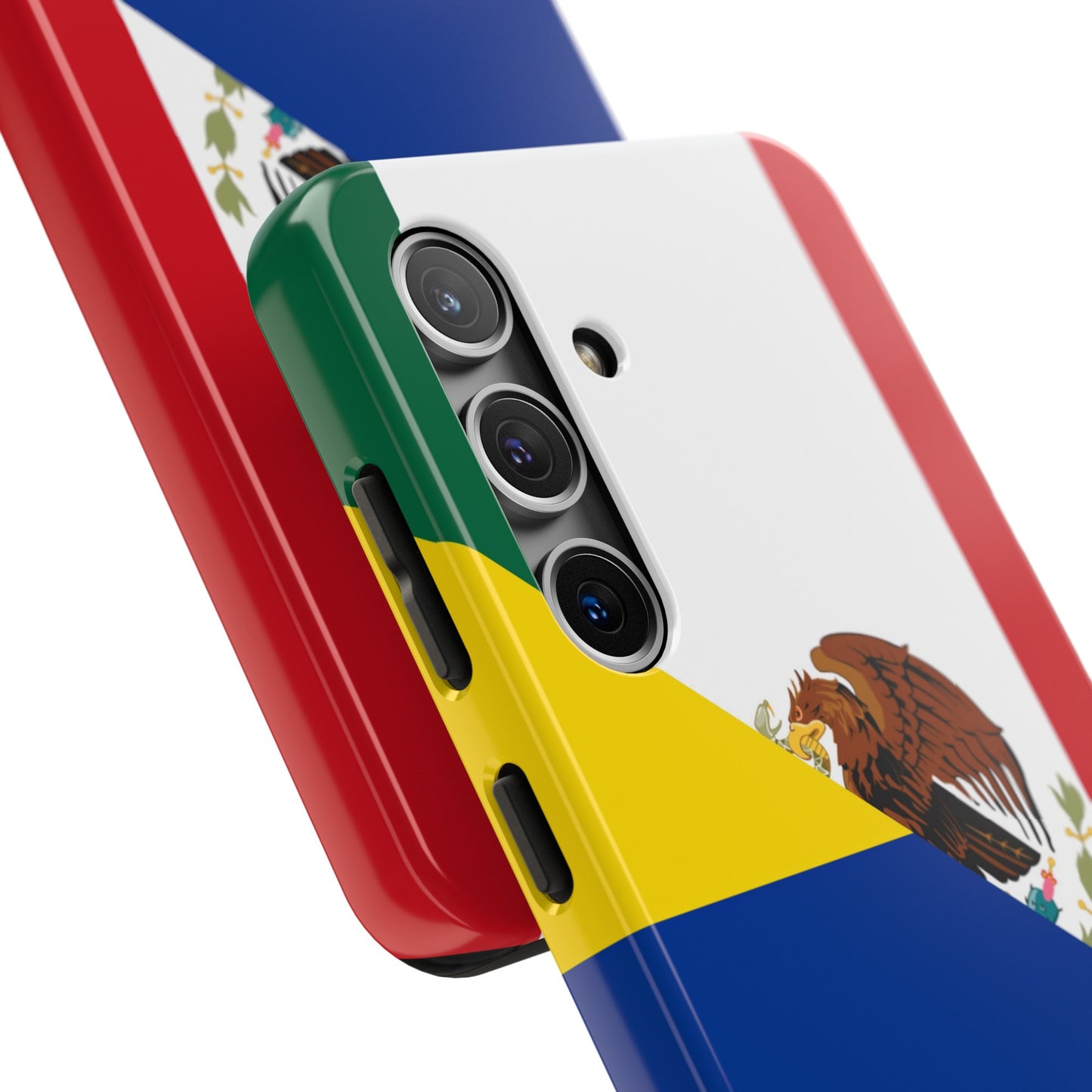 Mexican Colombian Flag Half Mexico Colombia Tough Phone Cases