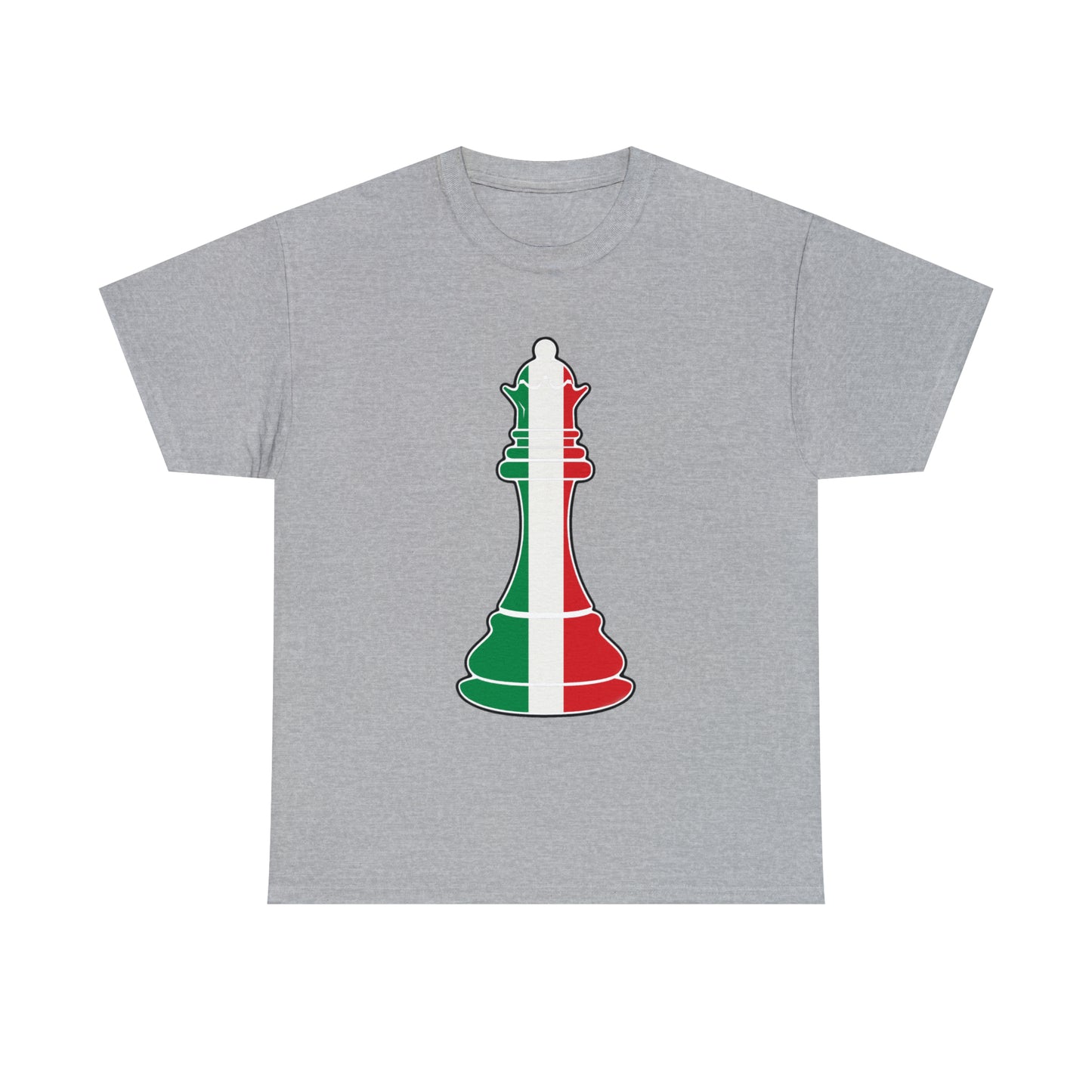 Italian Queen Flag Chess Piece Italy T-Shirt | Unisex Tee Shirt