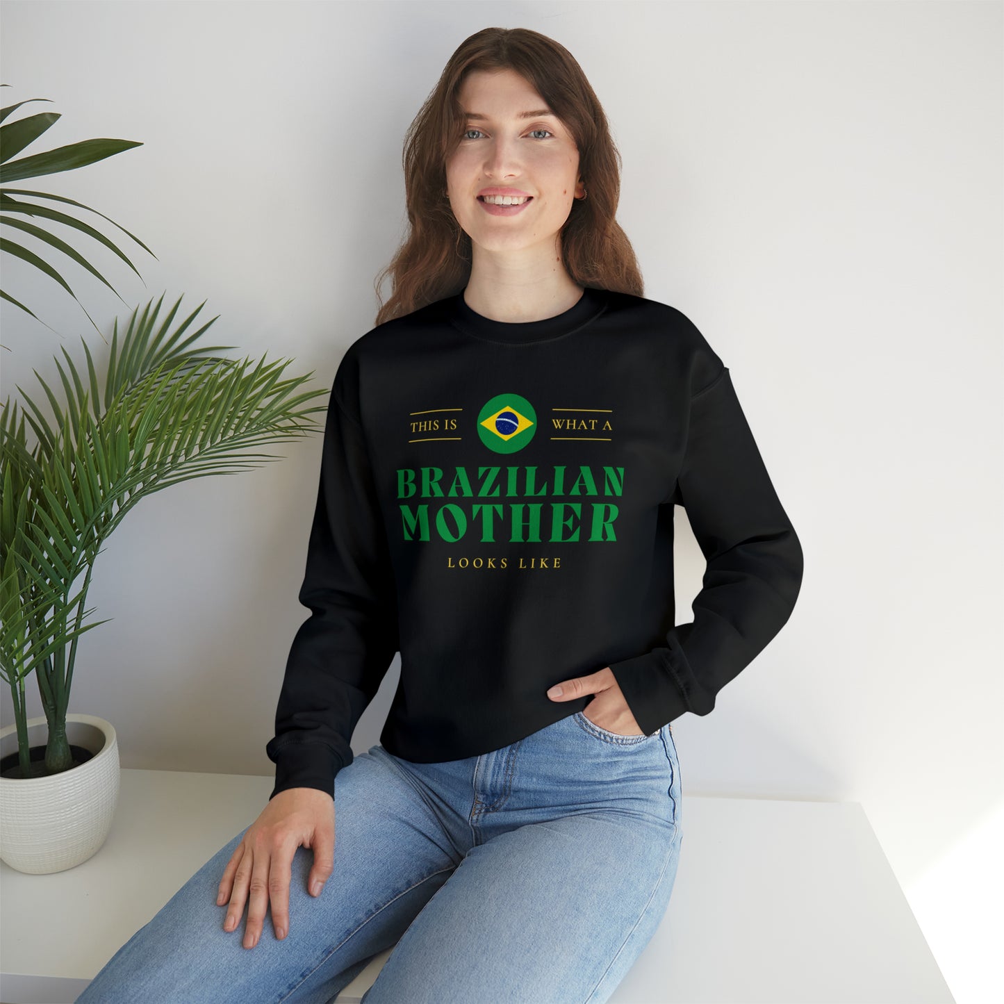 Brazilian Mother Looks Like Brazil Mom Unisex Sweatshirt