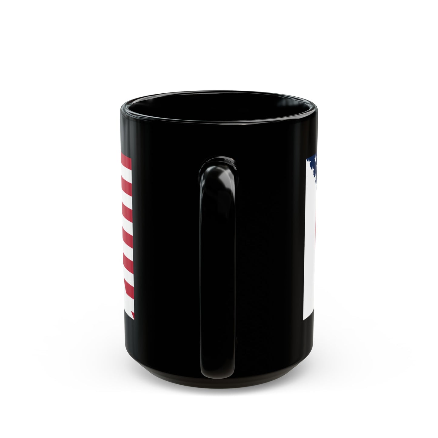 Japan American Flag Japanese USA Black Mug (11oz, 15oz)