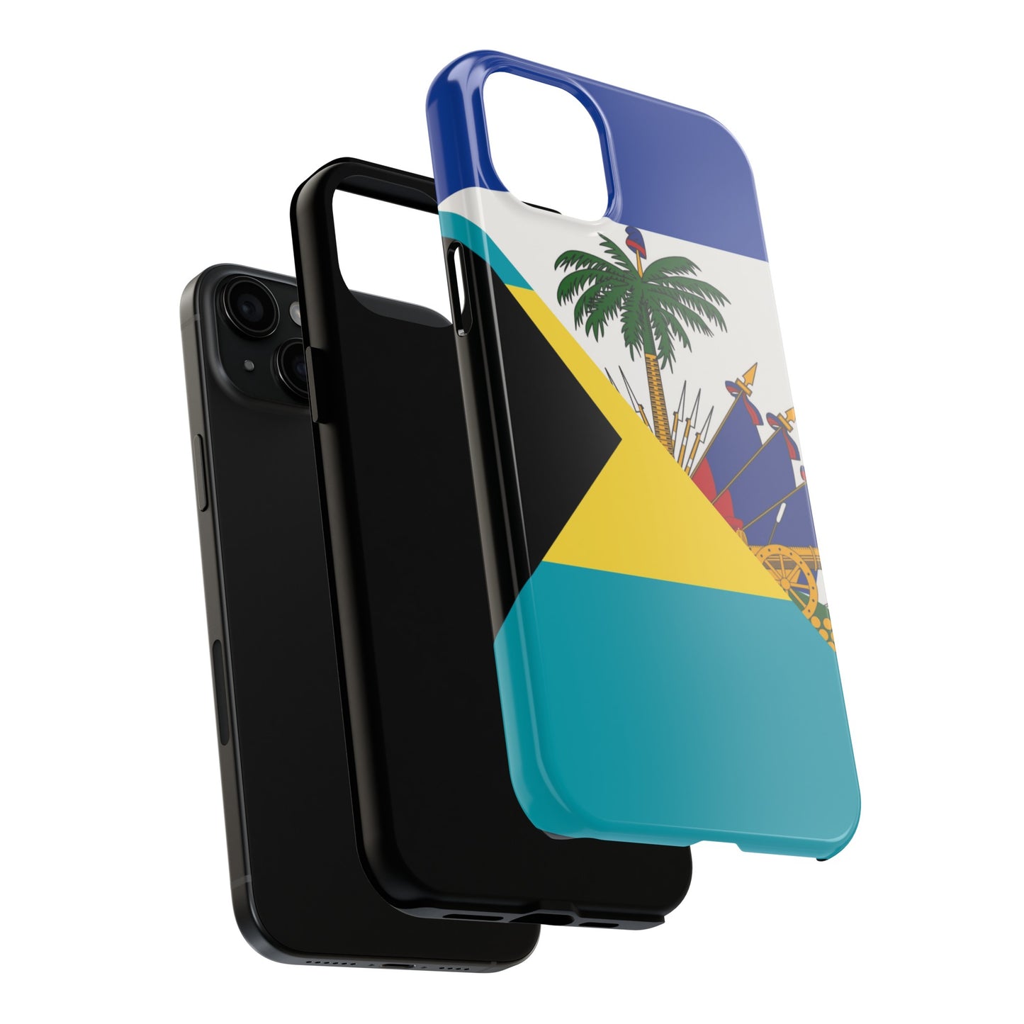 Bahamas Haiti Flag Bahamian Haitian Tough Phone Cases