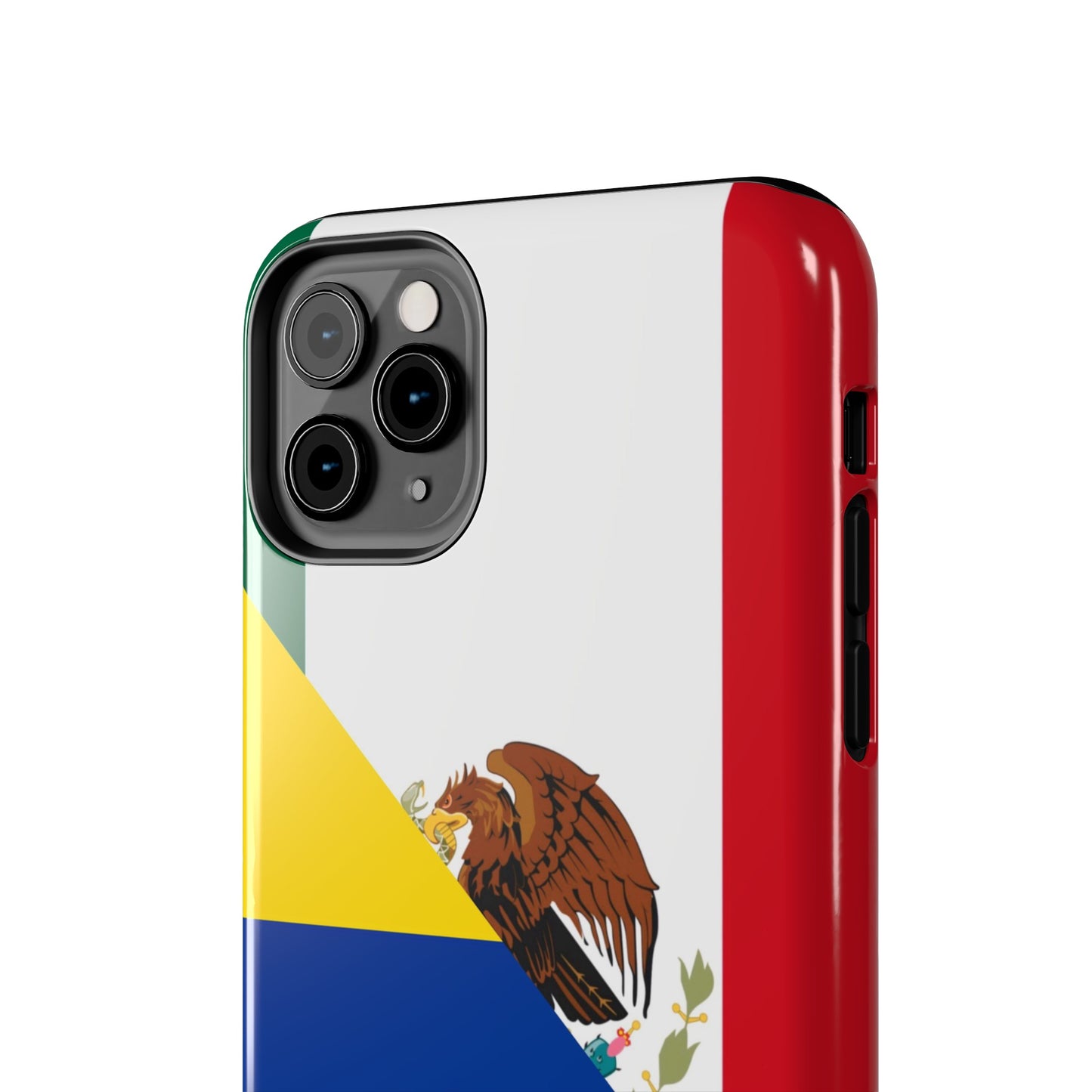 Mexican Colombian Flag Half Mexico Colombia Tough Phone Cases