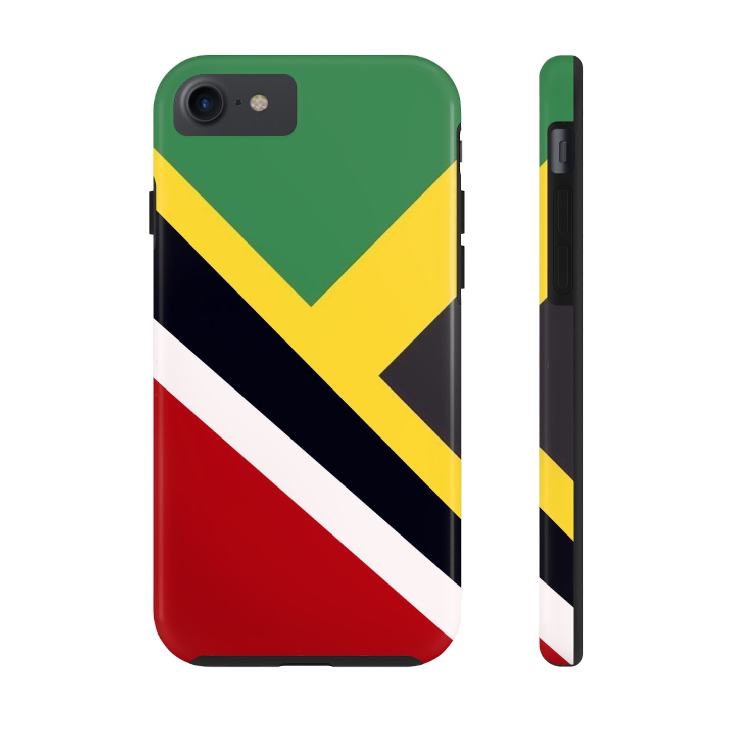 Jamaica Trinidad Flag Jamaican Trini Tough Phone Cases