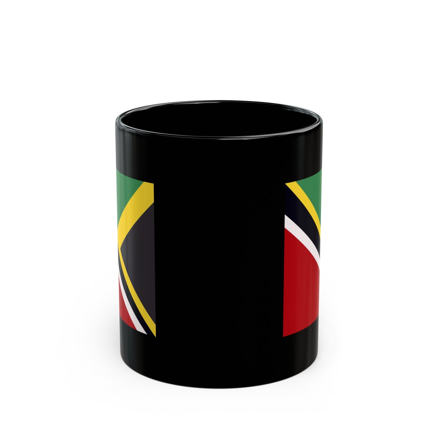 Jamaica Trinidad Flag Jamaican Trini Black Mug (11oz, 15oz)