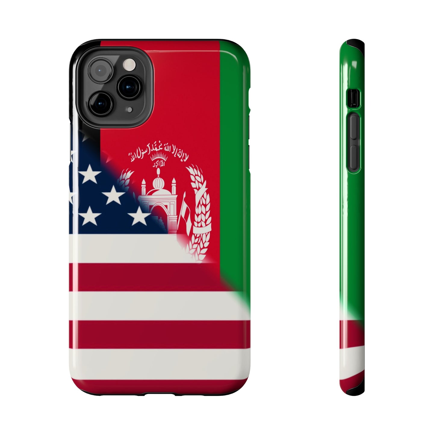 Afghan USA Flag Afghanistan American Tough Phone Cases