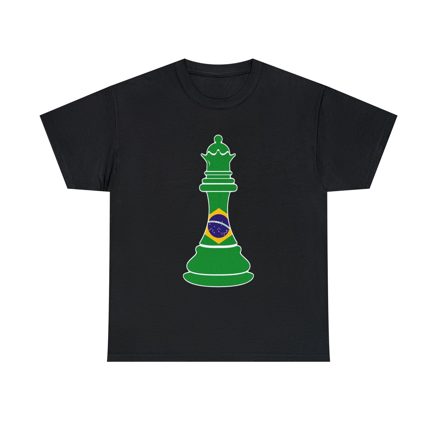 Brazillian Queen Flag Chess Piece Brazil T-Shirt | Unisex Tee Shirt