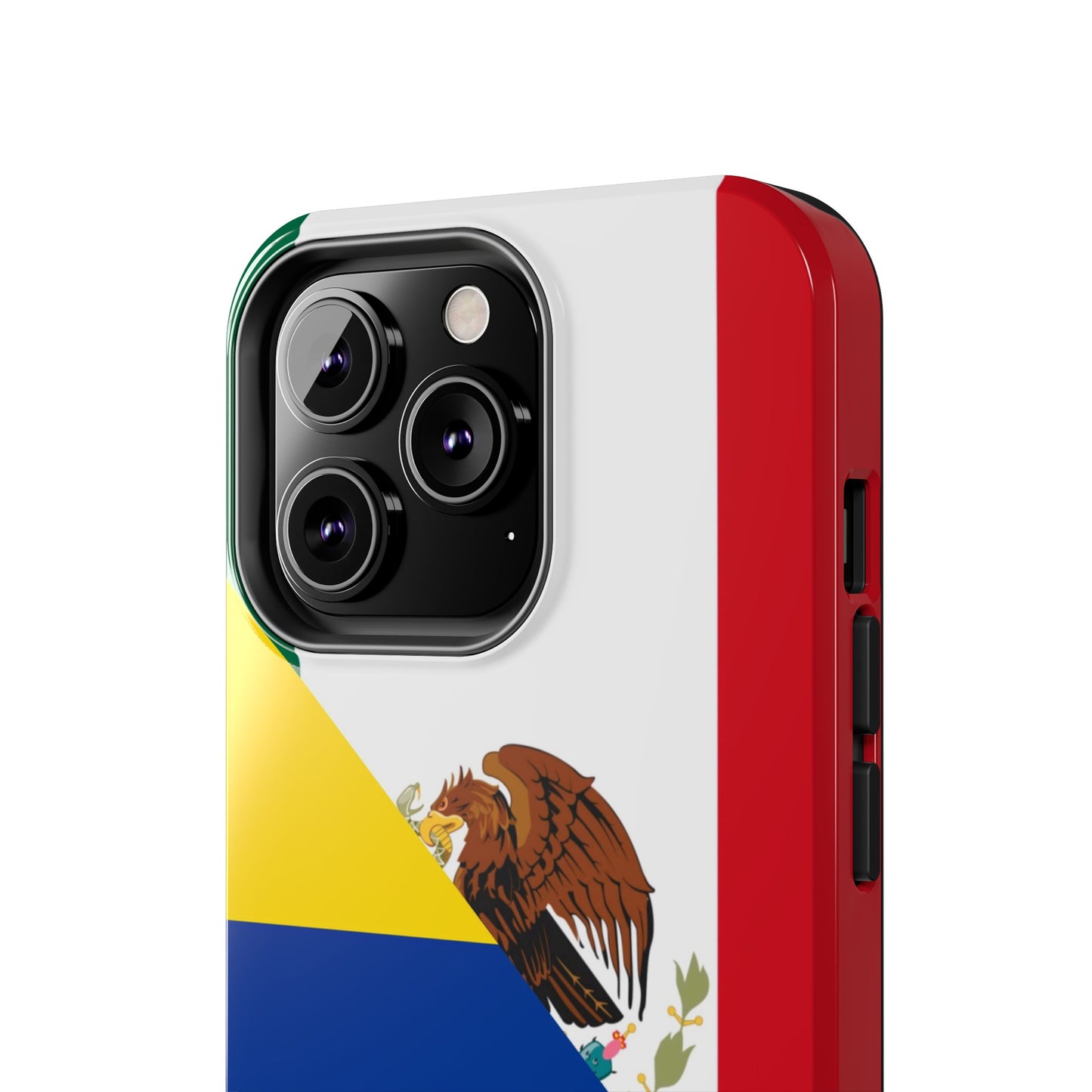 Mexican Colombian Flag Half Mexico Colombia Tough Phone Cases