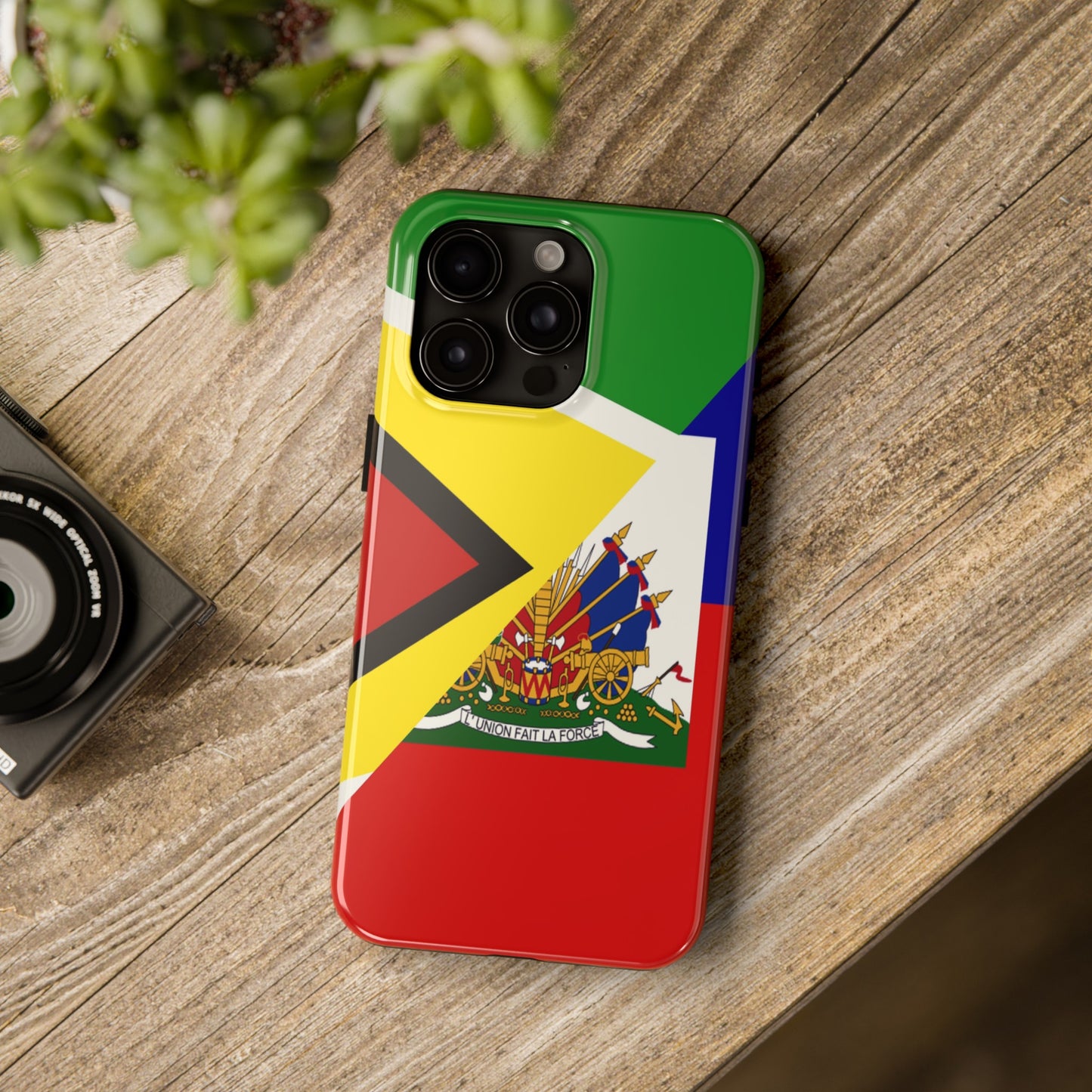 Haiti Guyana Flag Haitian Guyanese Tough Phone Cases