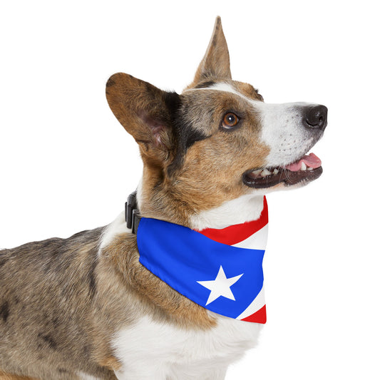 Puerto Rico Flag Pet Bandana Collar Boricua PR Rican Dog Cat