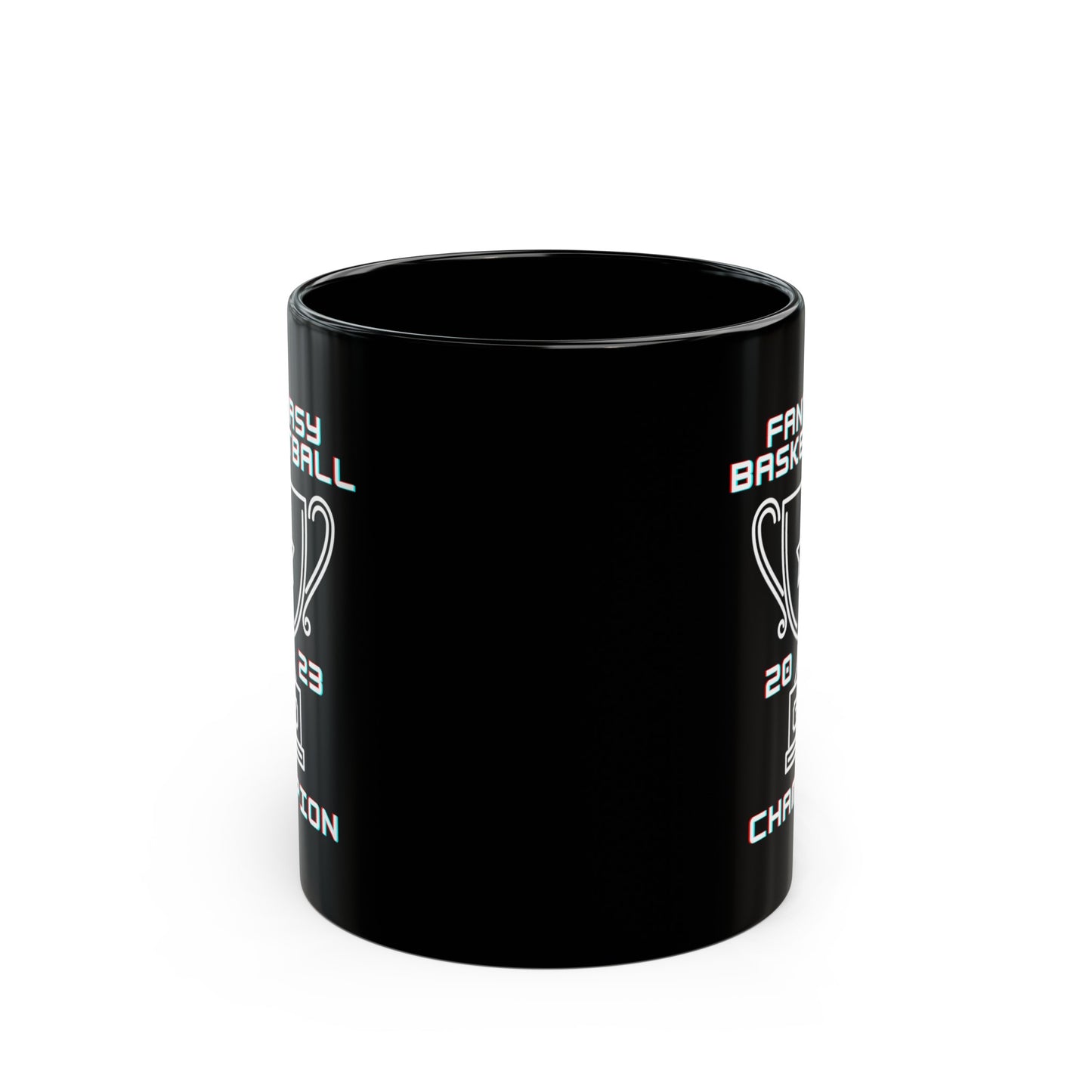 2023 Fantasy Basketball Champion Fantasy Champ Black Mug (11oz, 15oz)