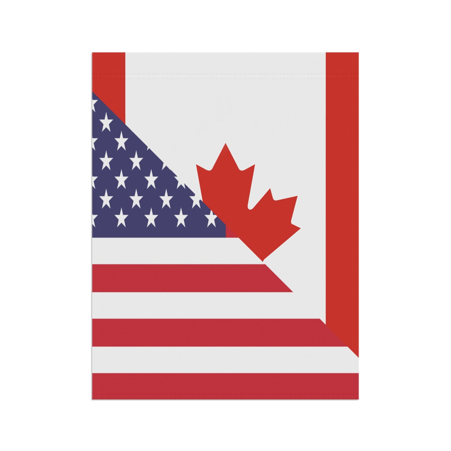 Canadian American Flag Canada USA Garden & House Banner