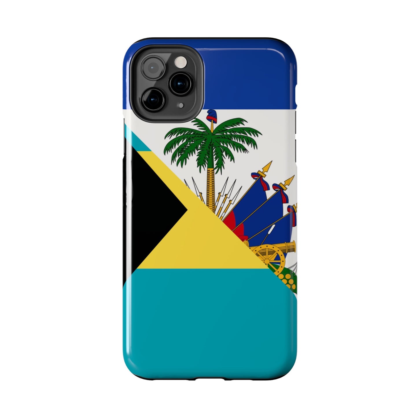 Bahamas Haiti Flag Bahamian Haitian Tough Phone Cases