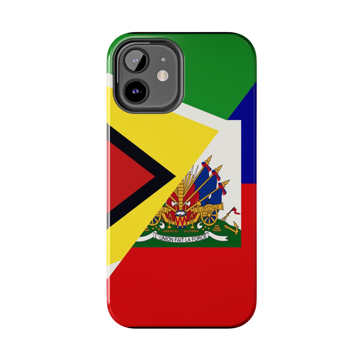 Haiti Guyana Flag Haitian Guyanese Tough Phone Cases