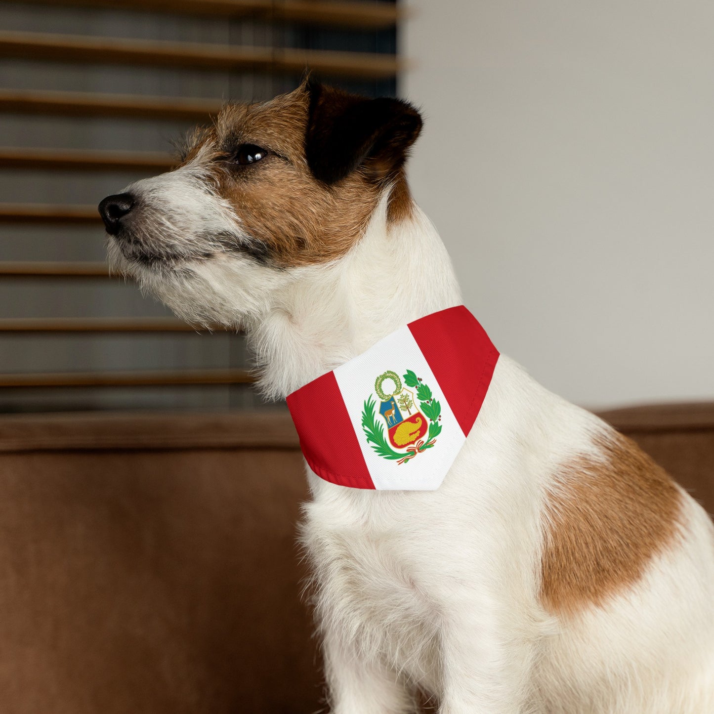 Peru Flag Pet Bandana Collar | Peruvian Dog Cat Animal