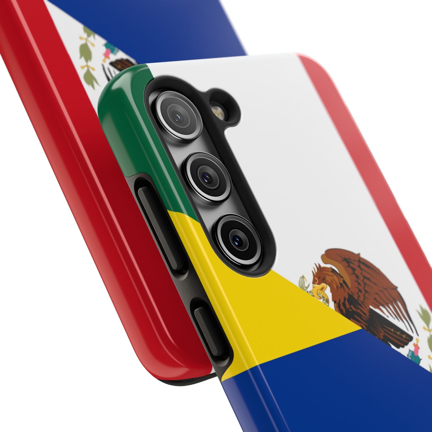 Mexican Colombian Flag Half Mexico Colombia Tough Phone Cases