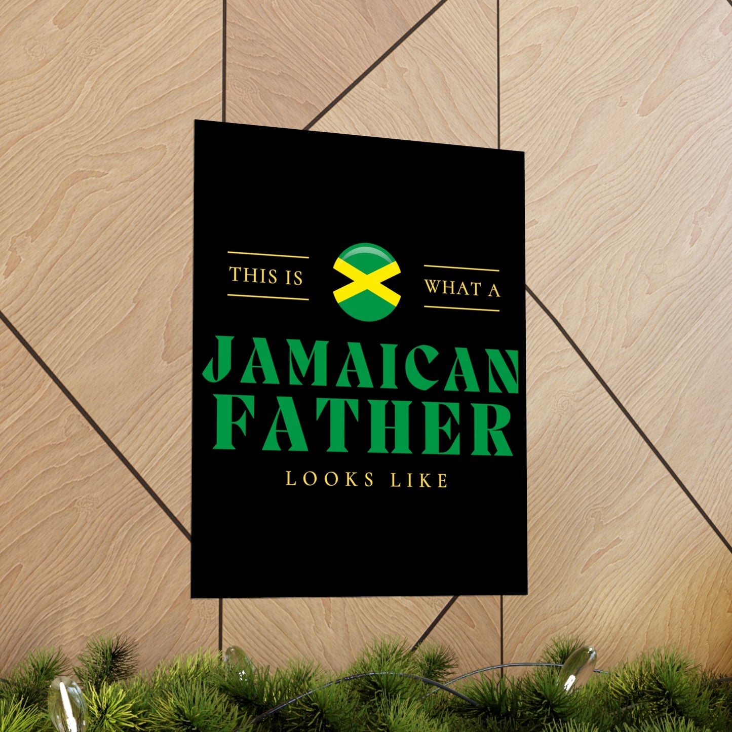 Jamaican Dad Looks Like Jamaica Father Premium Matte Poster