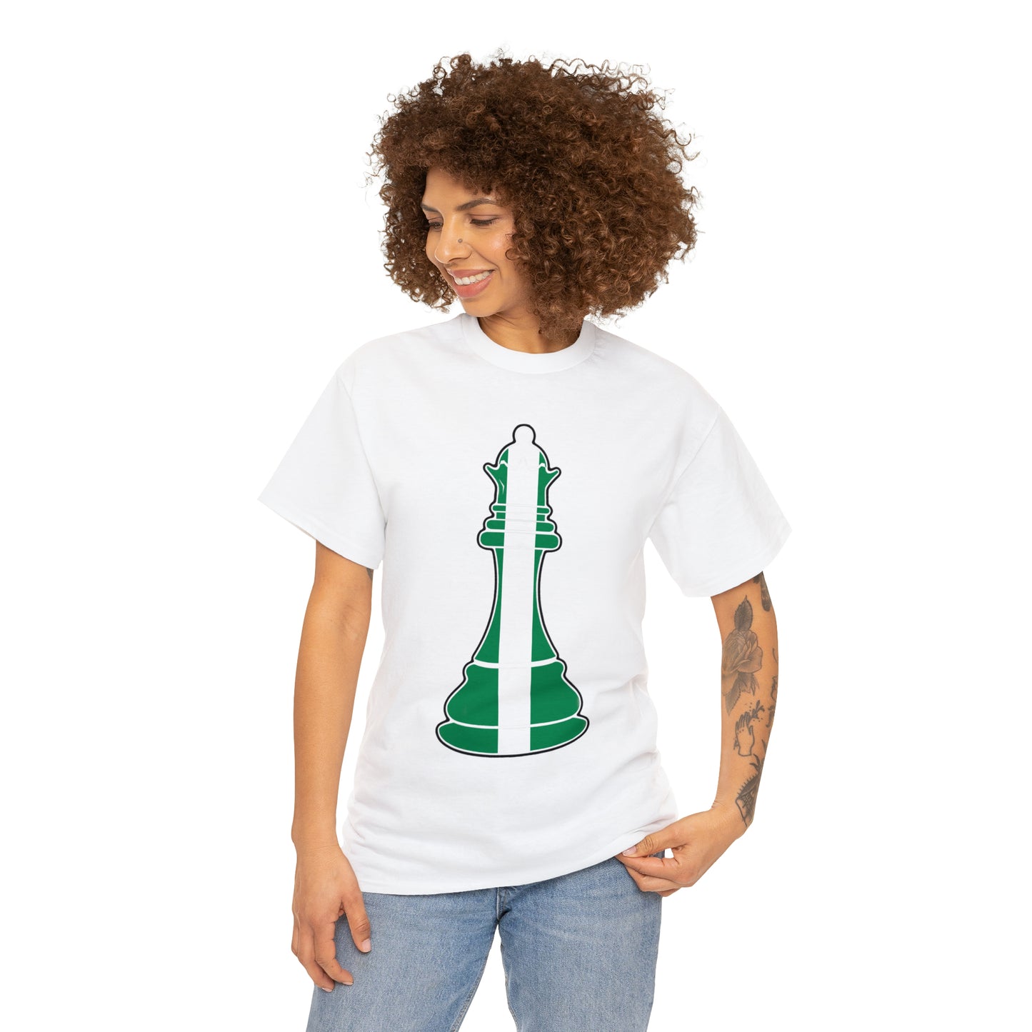 Nigerian Queen Flag Chess Piece Nigeria T-Shirt | Unisex Tee Shirt