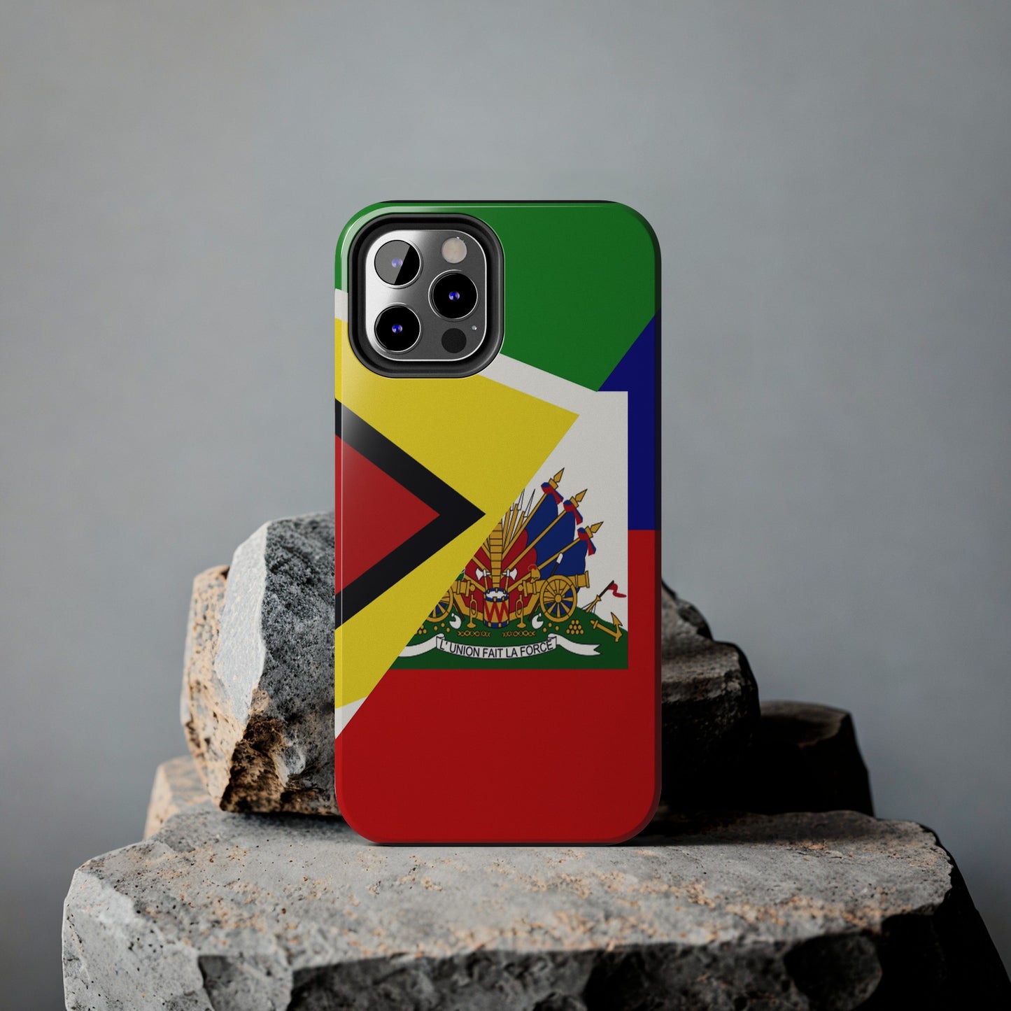 Haiti Guyana Flag Haitian Guyanese Tough Phone Cases