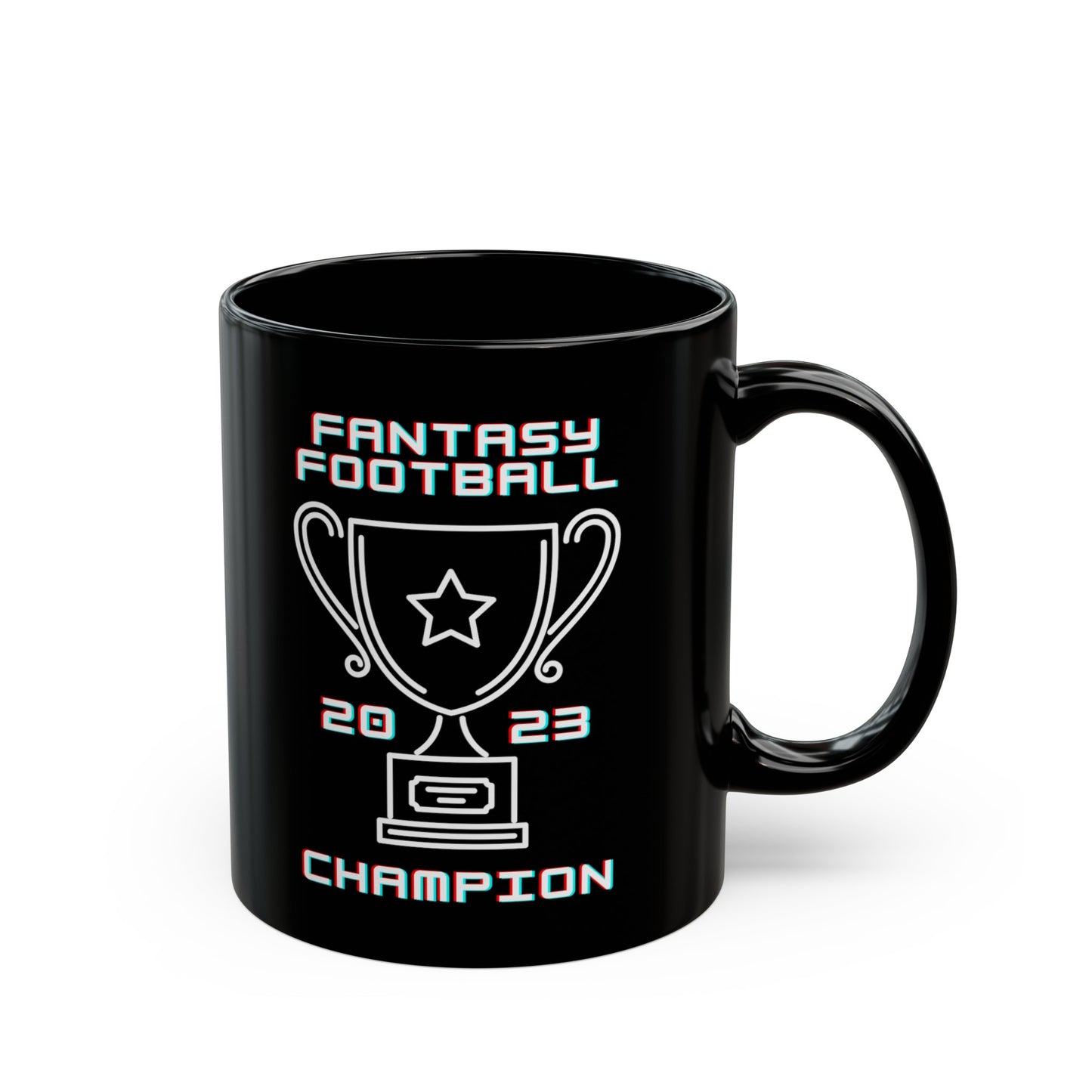 2023 Fantasy Football Champion Fantasy Champ Black Mug (11oz, 15oz)