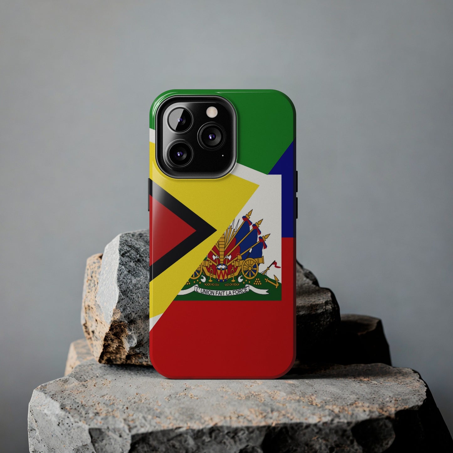 Haiti Guyana Flag Haitian Guyanese Tough Phone Cases