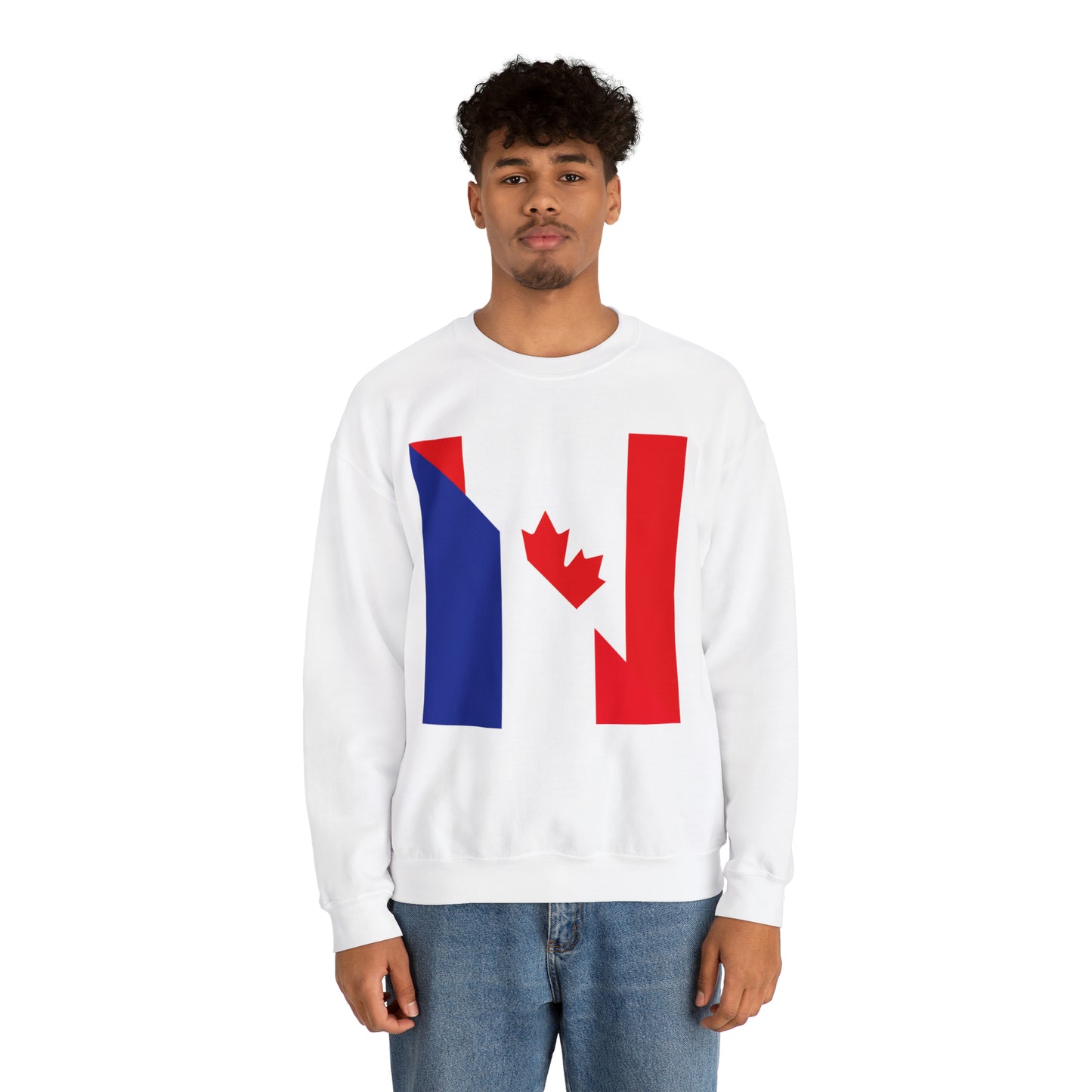 French Canadian Flag France Canada Unisex Sweatshirt