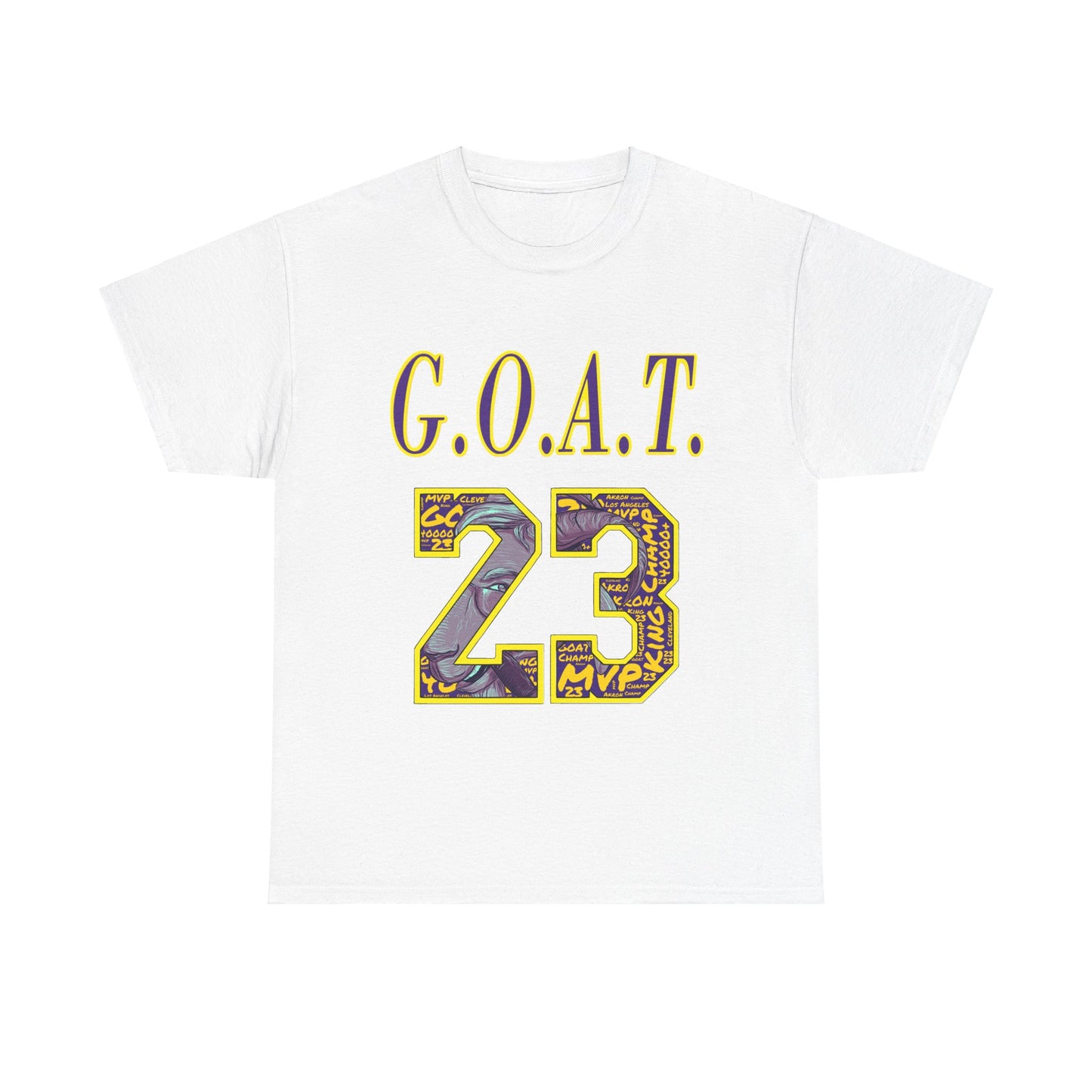 GOAT 23 T-Shirt | Los Angeles Basketball G.O.A.T Tee