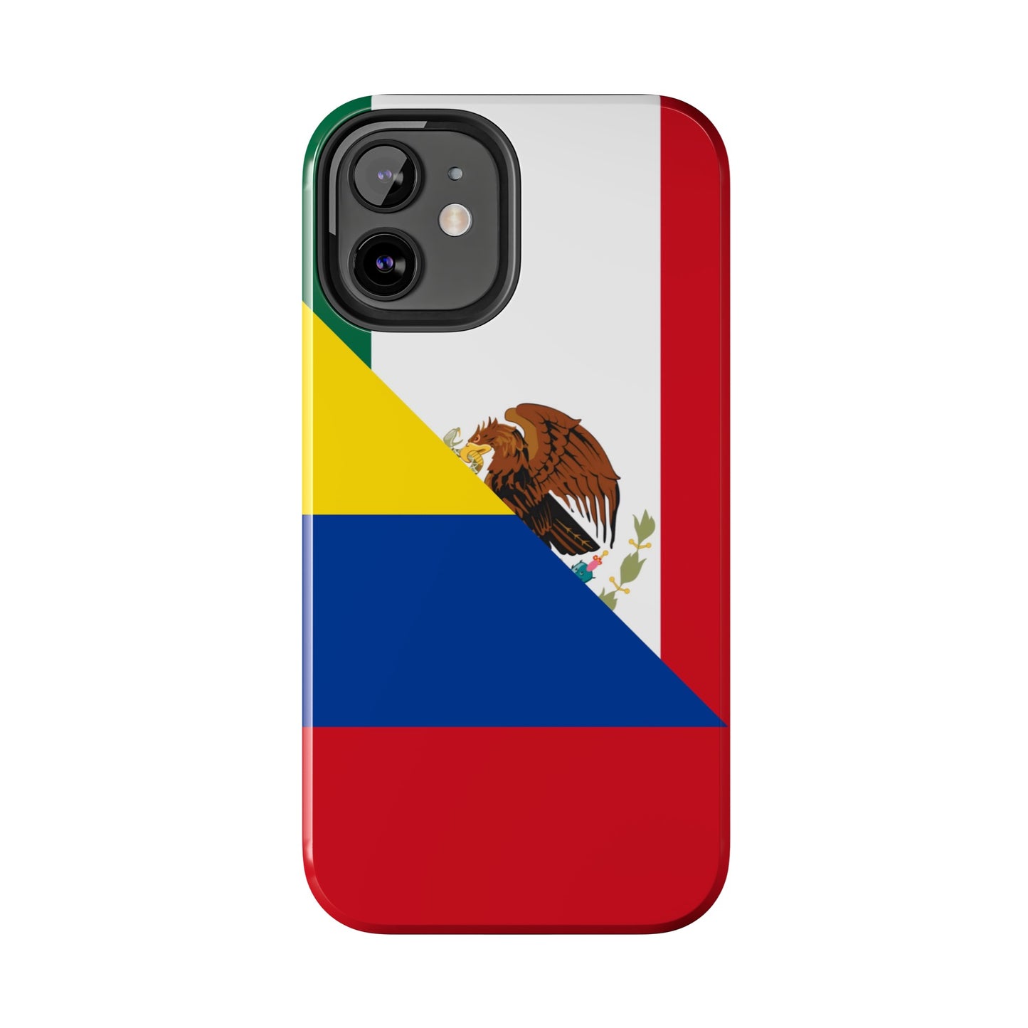 Mexican Colombian Flag Half Mexico Colombia Tough Phone Cases