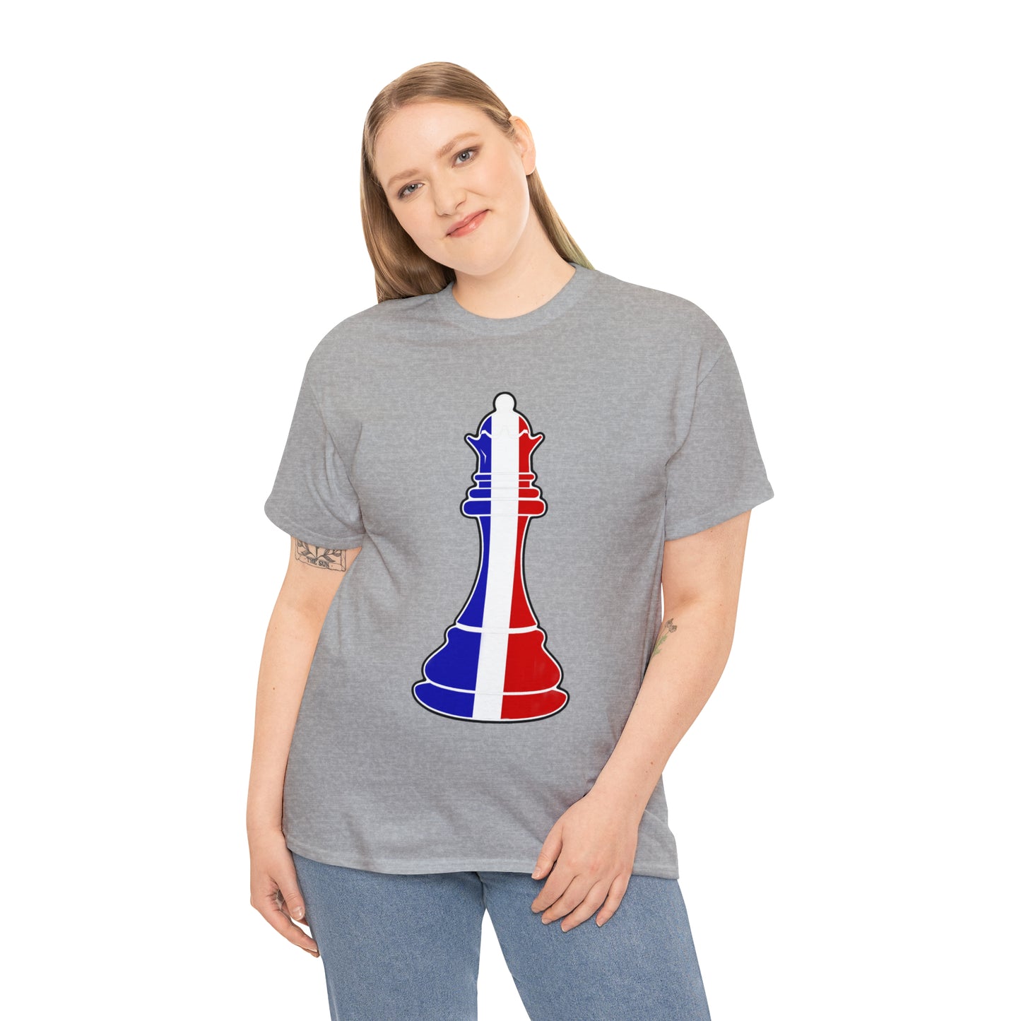 French Queen Flag Chess Piece France T-Shirt | Unisex Tee Shirt