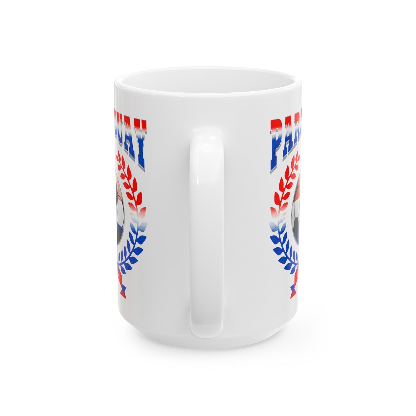 Paraguay 2024 Soccer Football Championship Games Paraguayan Team Ceramic Mug 11oz, 15oz Cup