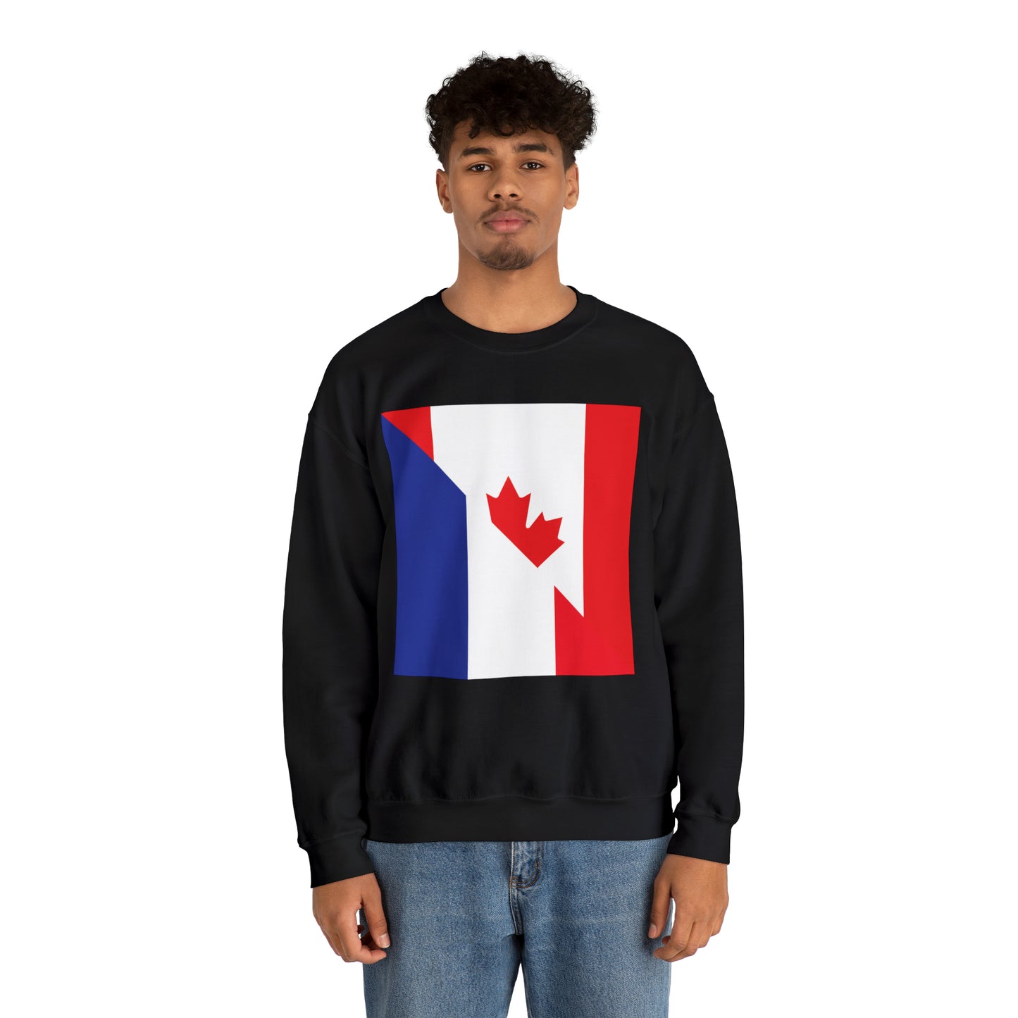 French Canadian Flag France Canada Unisex Sweatshirt