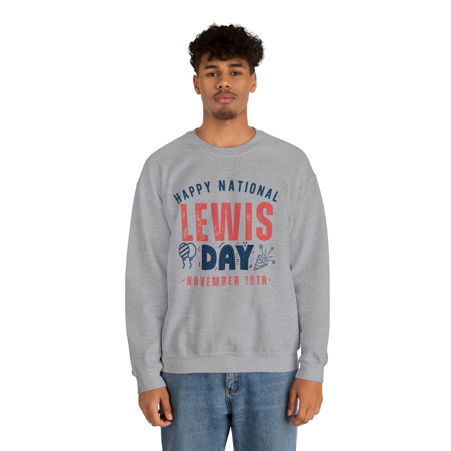 National Lewis Day November 19th Name Unisex Sweatshirt