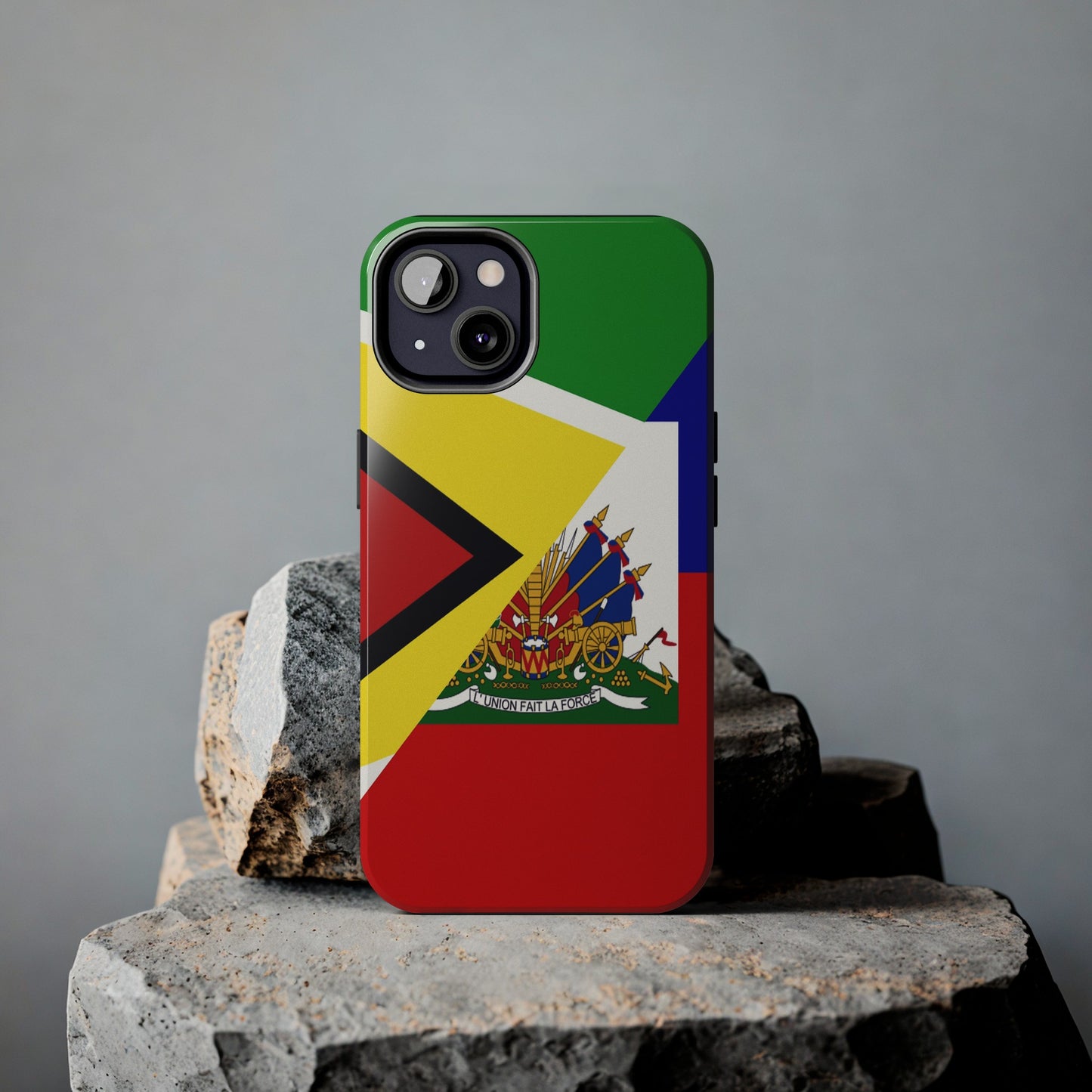 Haiti Guyana Flag Haitian Guyanese Tough Phone Cases