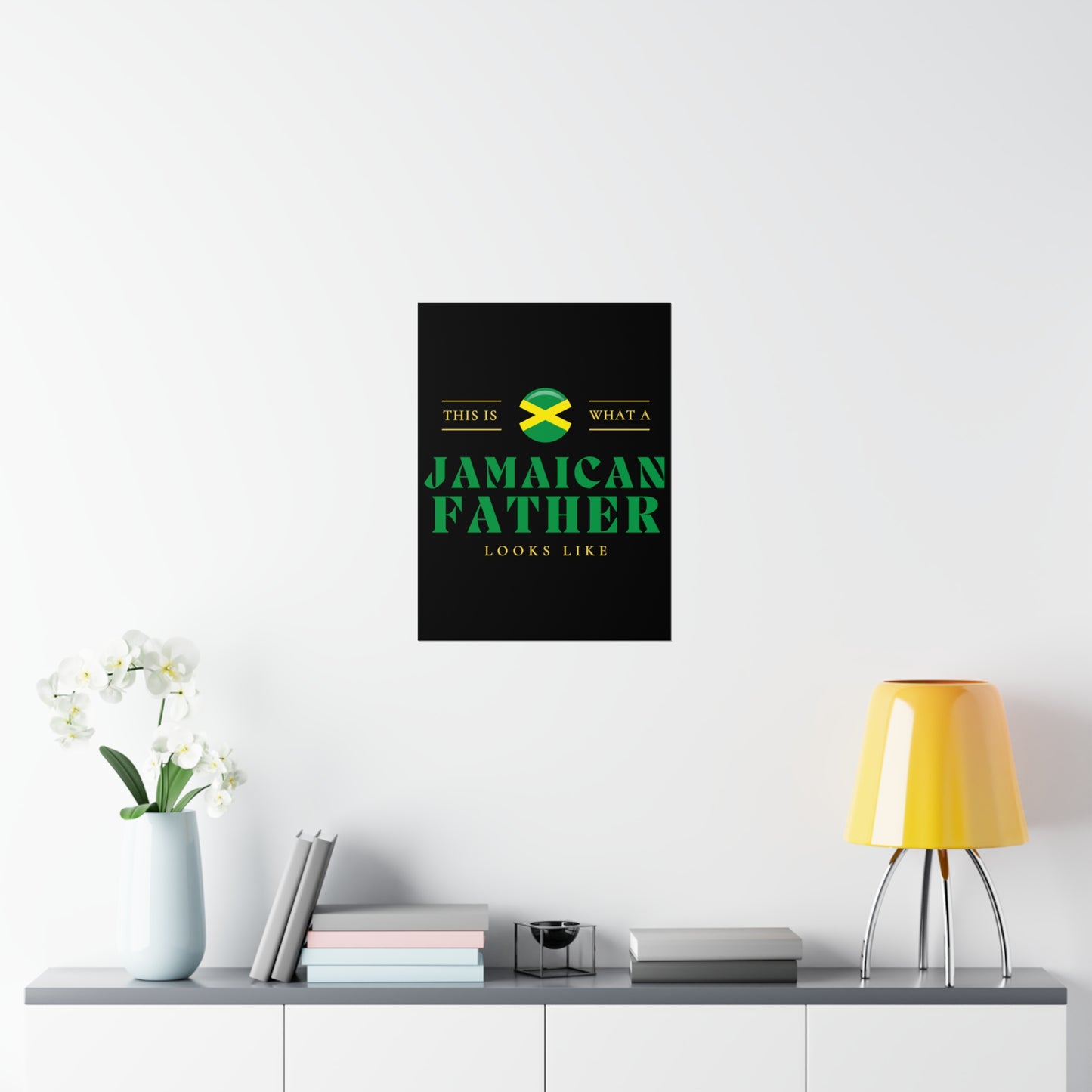 Jamaican Dad Looks Like Jamaica Father Premium Matte Poster