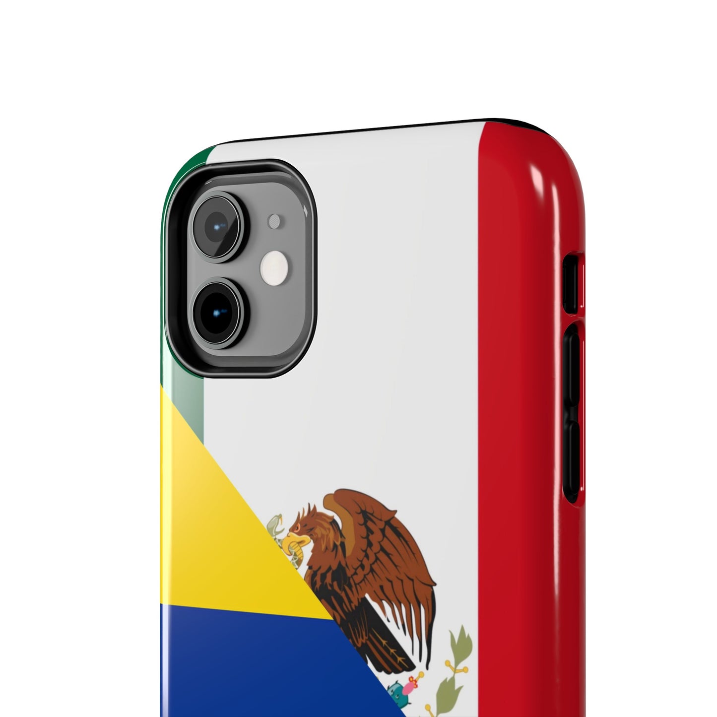 Mexican Colombian Flag Half Mexico Colombia Tough Phone Cases