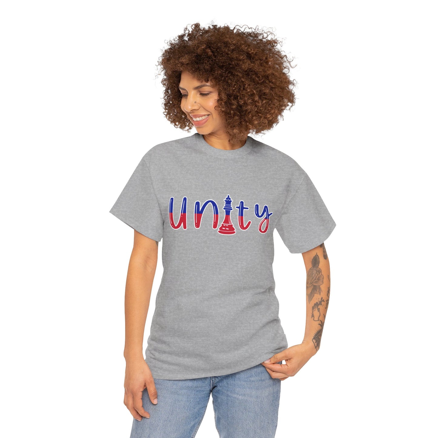 Haiti Unity Queen Chess Piece Tee Shirt | Unisex Haitian Flag T-Shirt