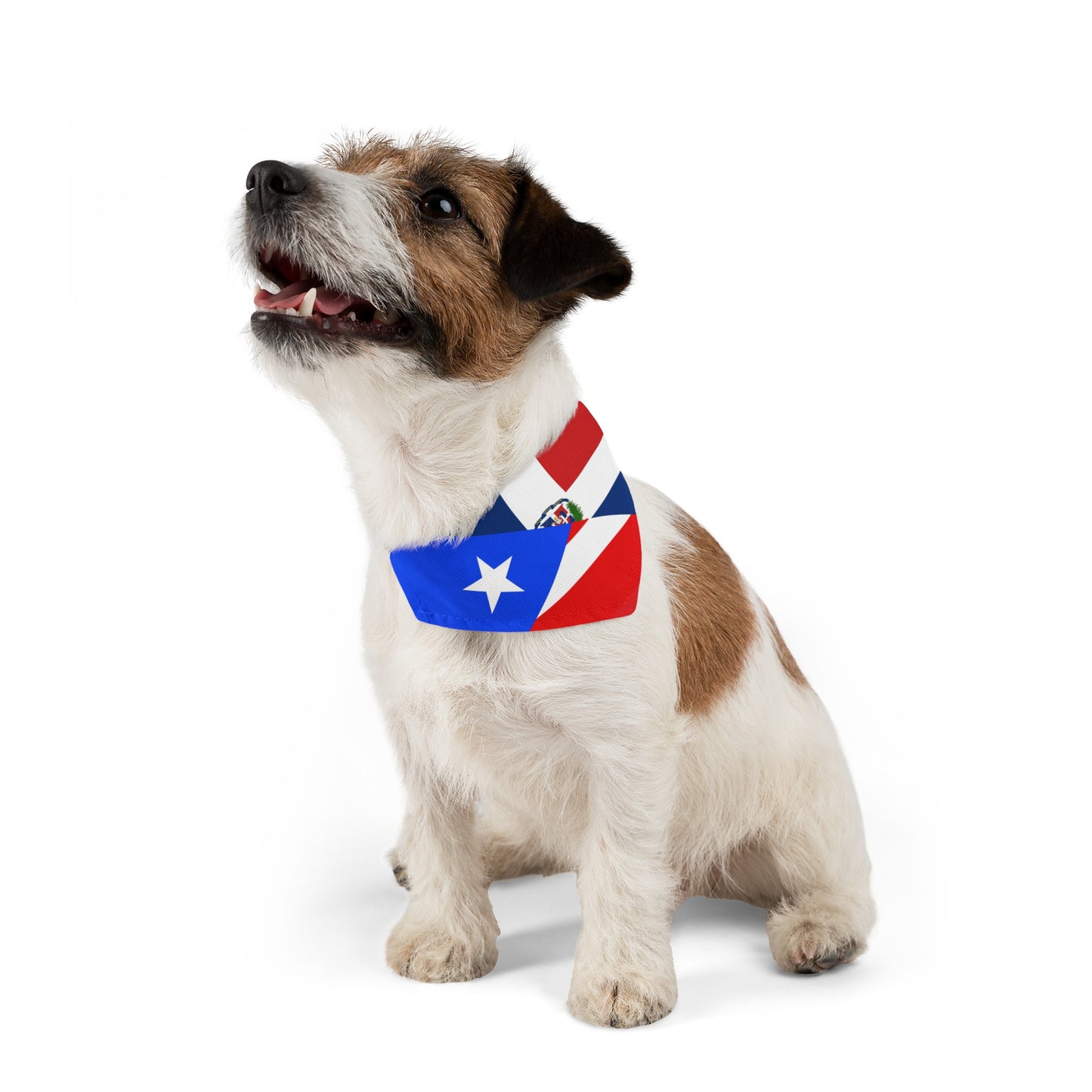 Puerto Rico Dominican Republic Pet Dog Cat Bandana Collar | PR DR