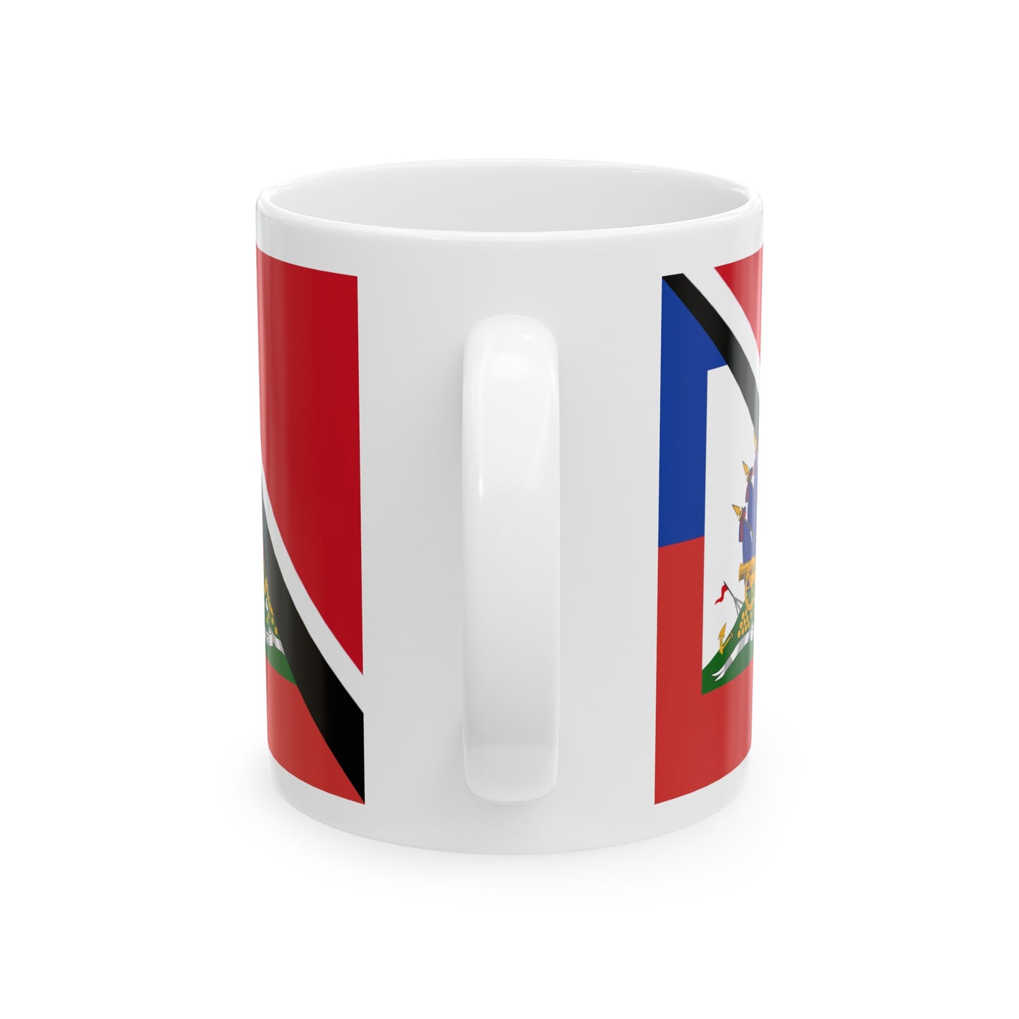 Haitian Trinidad and Tobago Flag Haitian Trini Ceramic Mug 11oz, 15oz Cup