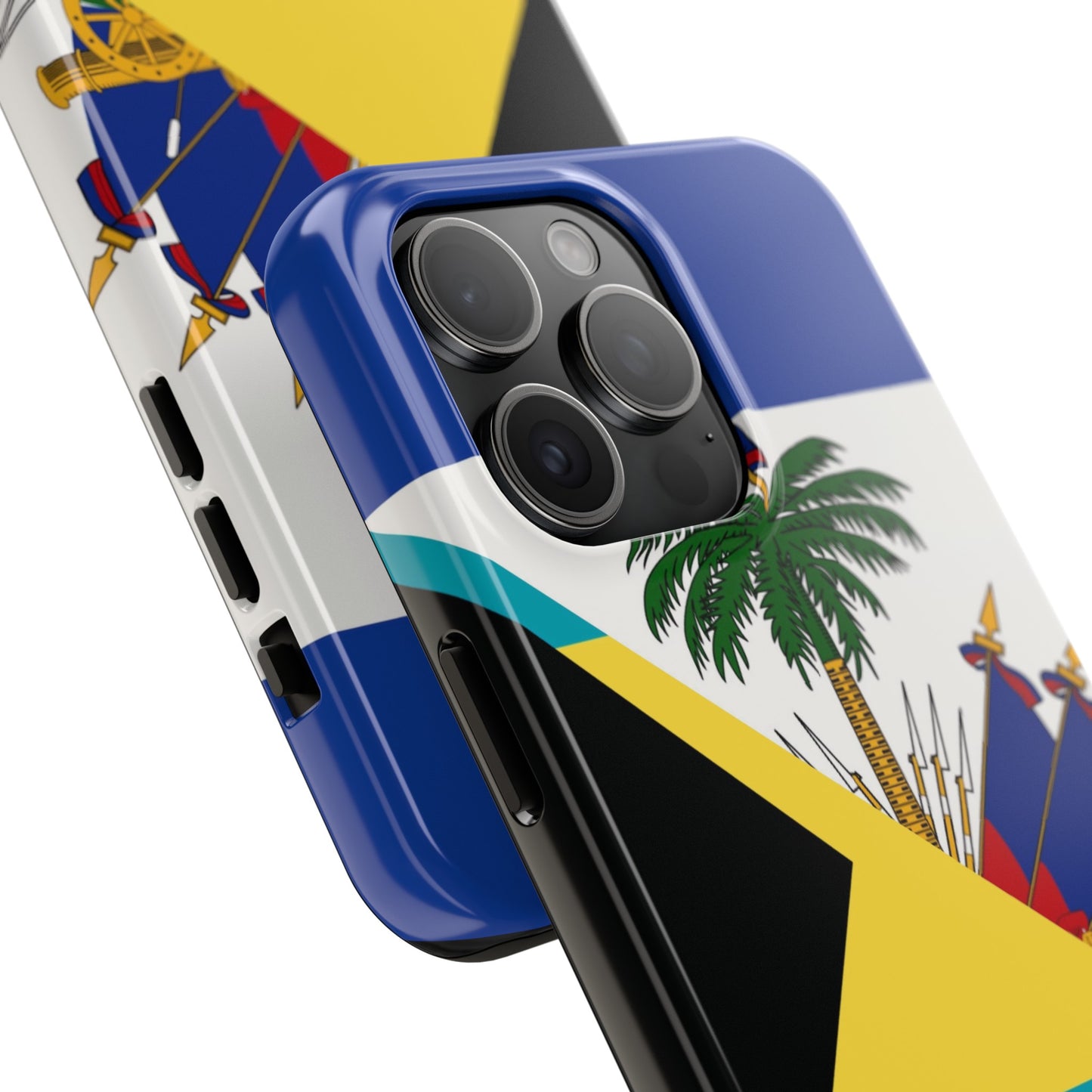 Bahamas Haiti Flag Bahamian Haitian Tough Phone Cases