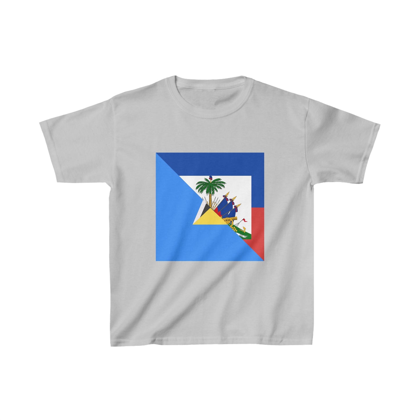 Kids Haiti St Lucia Flag Haitian T-Shirt | Unisex Tee Shirt