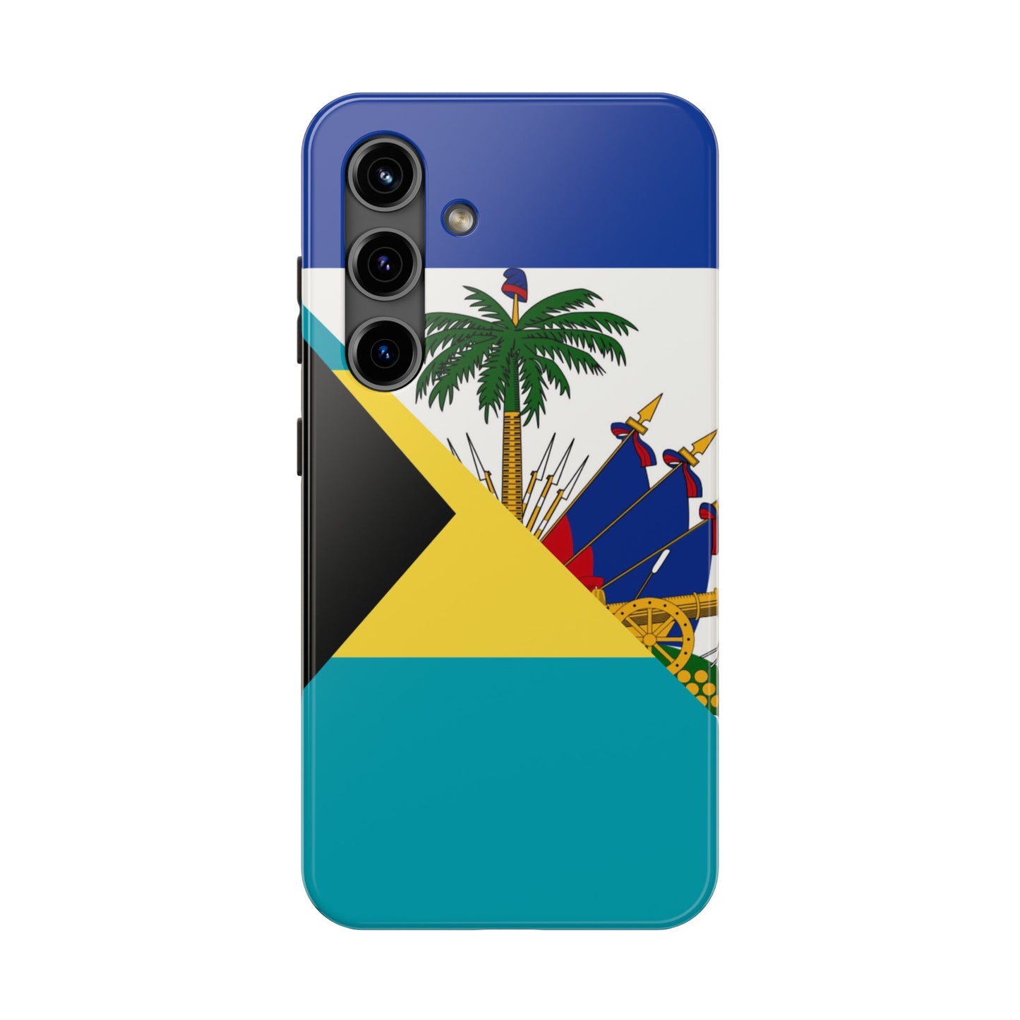 Bahamas Haiti Flag Bahamian Haitian Tough Phone Cases