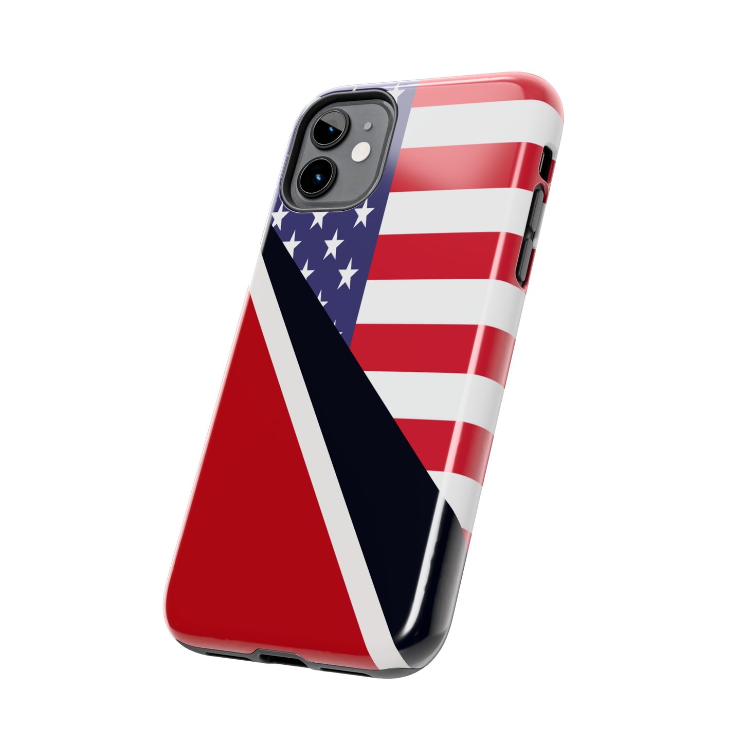 Trinidad American Flag Trini USA Tough Phone Cases