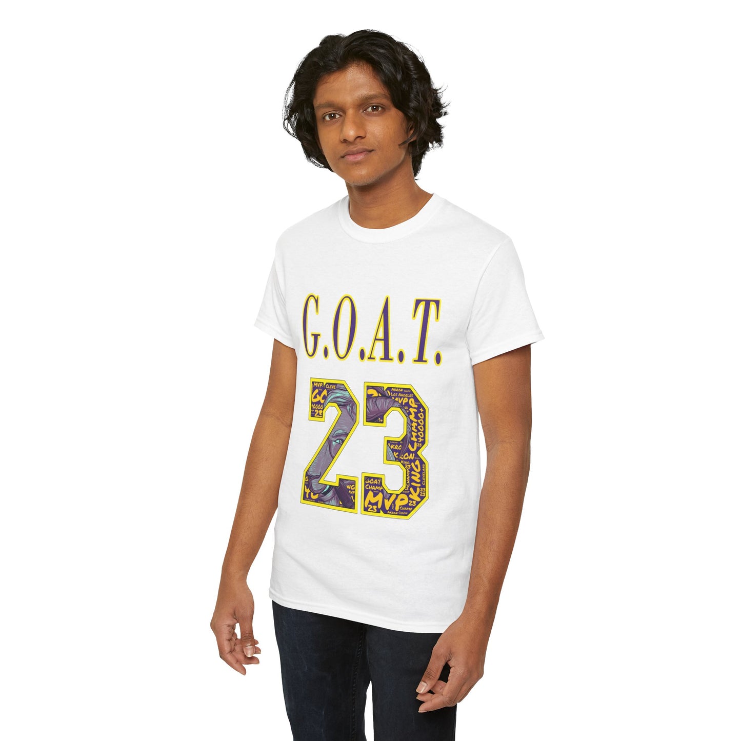 GOAT 23 T-Shirt | Los Angeles Basketball G.O.A.T Tee