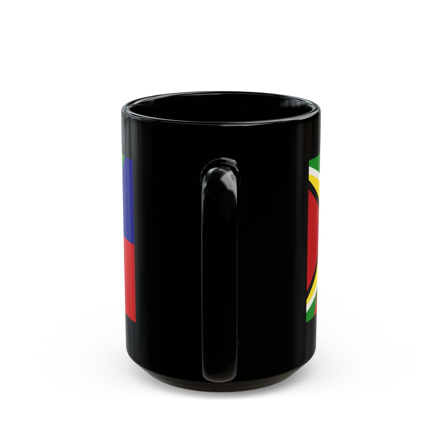 Haiti Guyana Flag Haitian Guyanese Black Mug (11oz, 15oz)