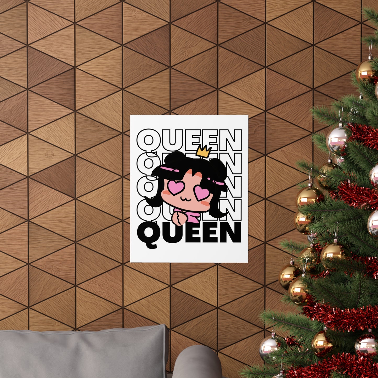 Anime Queen Royalty Crown Premium Matte Poster