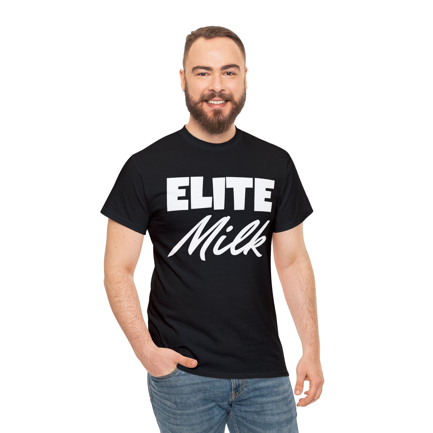 Elite Milk T-Shirt | Unisex Funny Pop Culture Tee Shirt